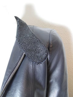 Richard Tyler Soft Leather Coat, 1990s