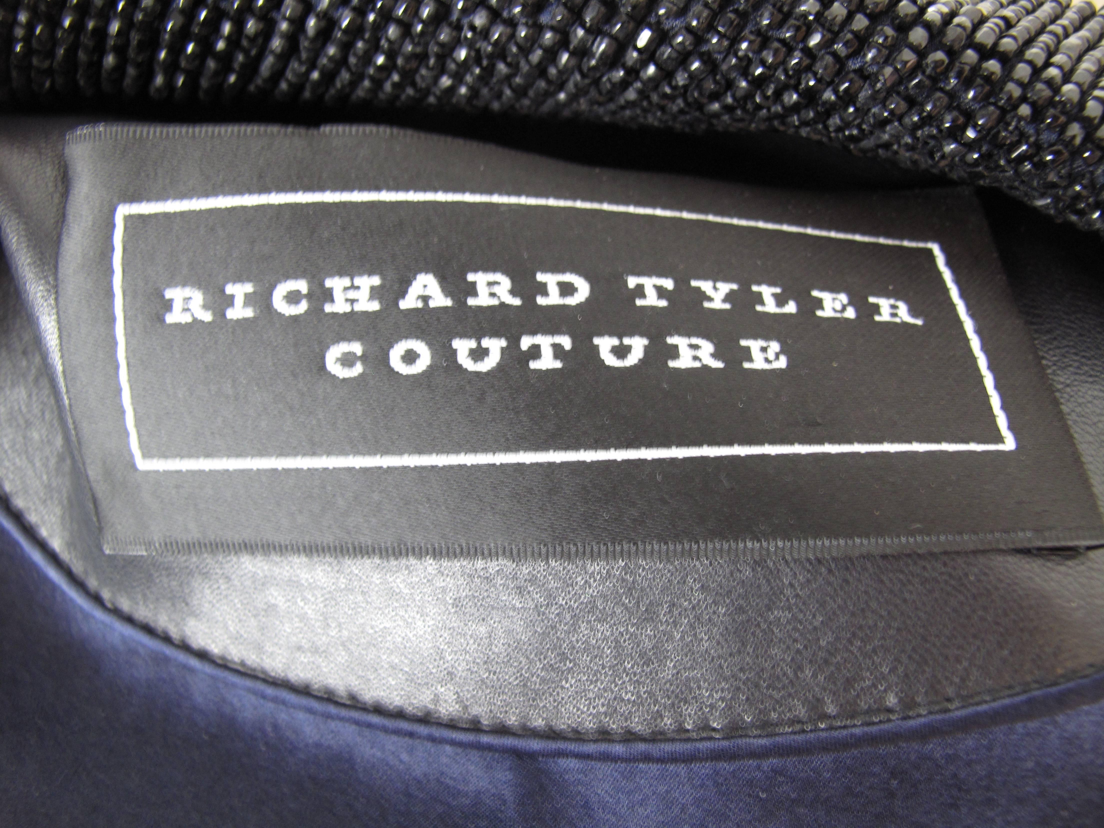 Richard Tyler Soft Leather Coat, 1990s  In Excellent Condition For Sale In Austin, TX