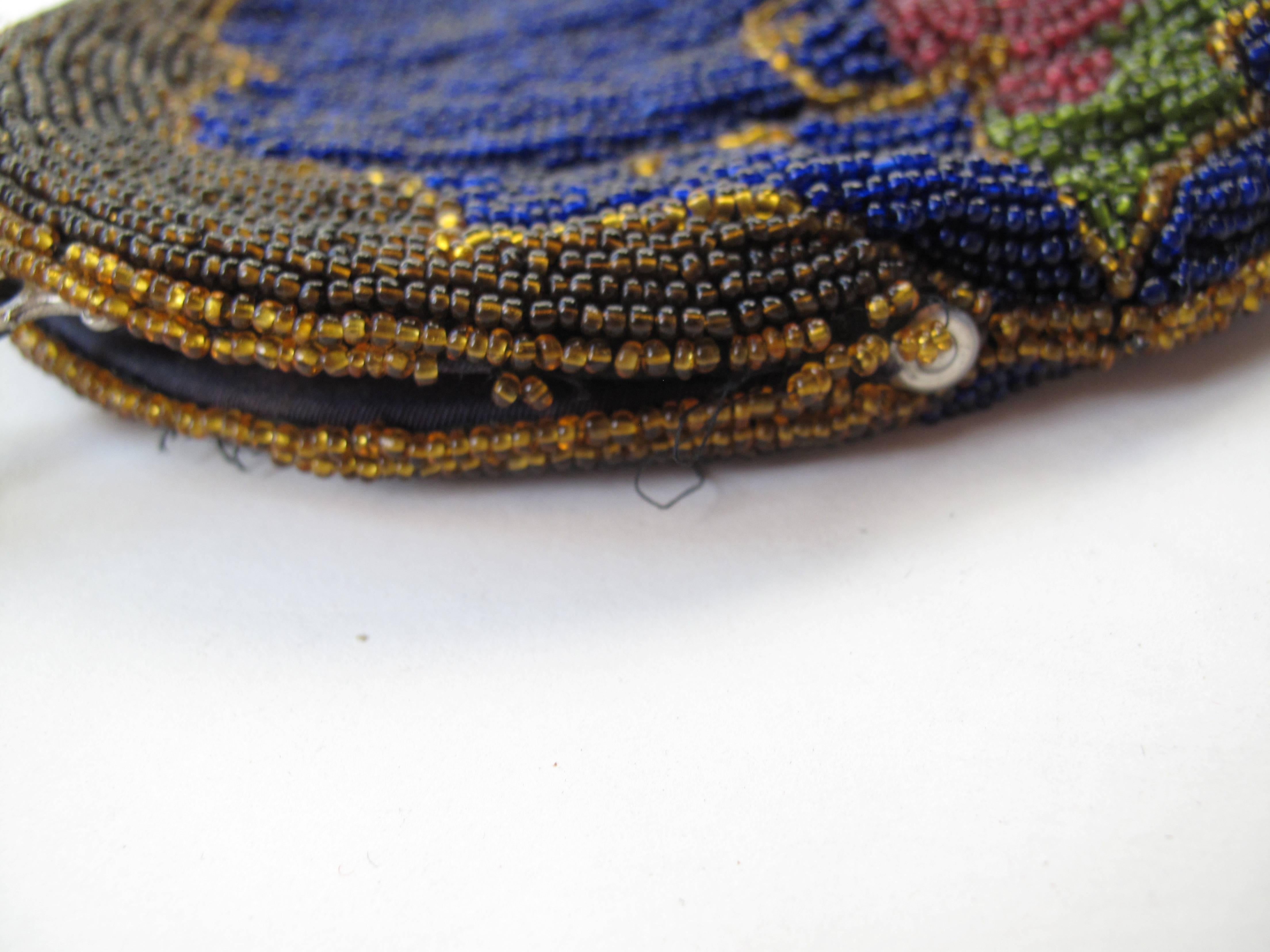 antique beaded bag