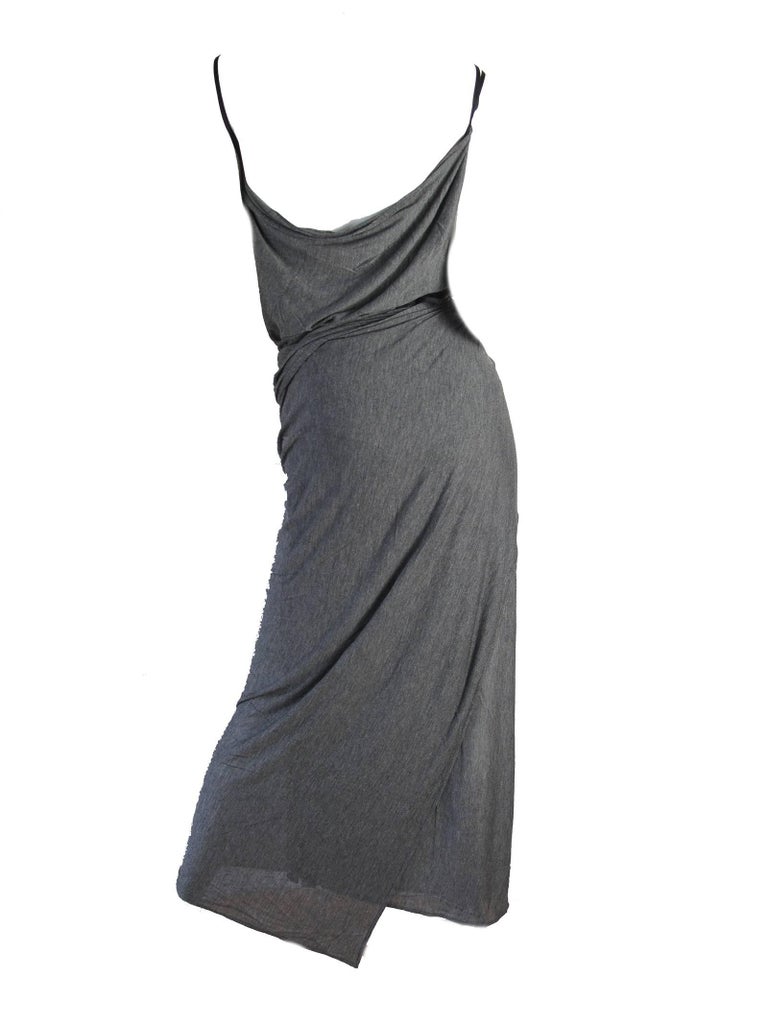 Ann Demeulemeester Grey Wrap Top and Skirt For Sale at 1stDibs | ann ...