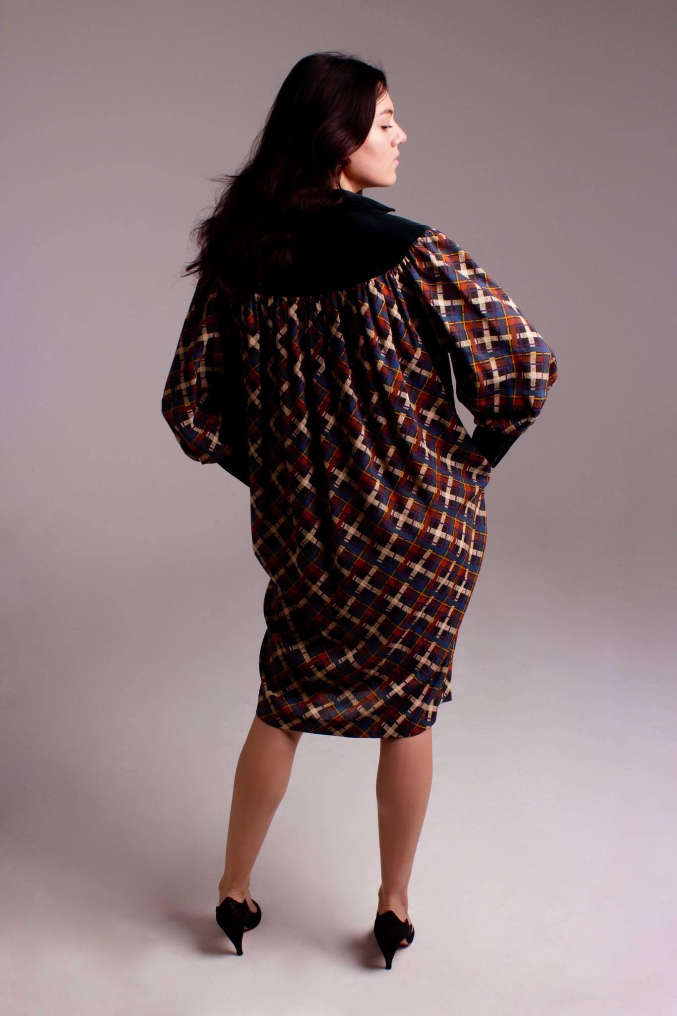 1981 Yves Saint Laurent Sack Dress 4
