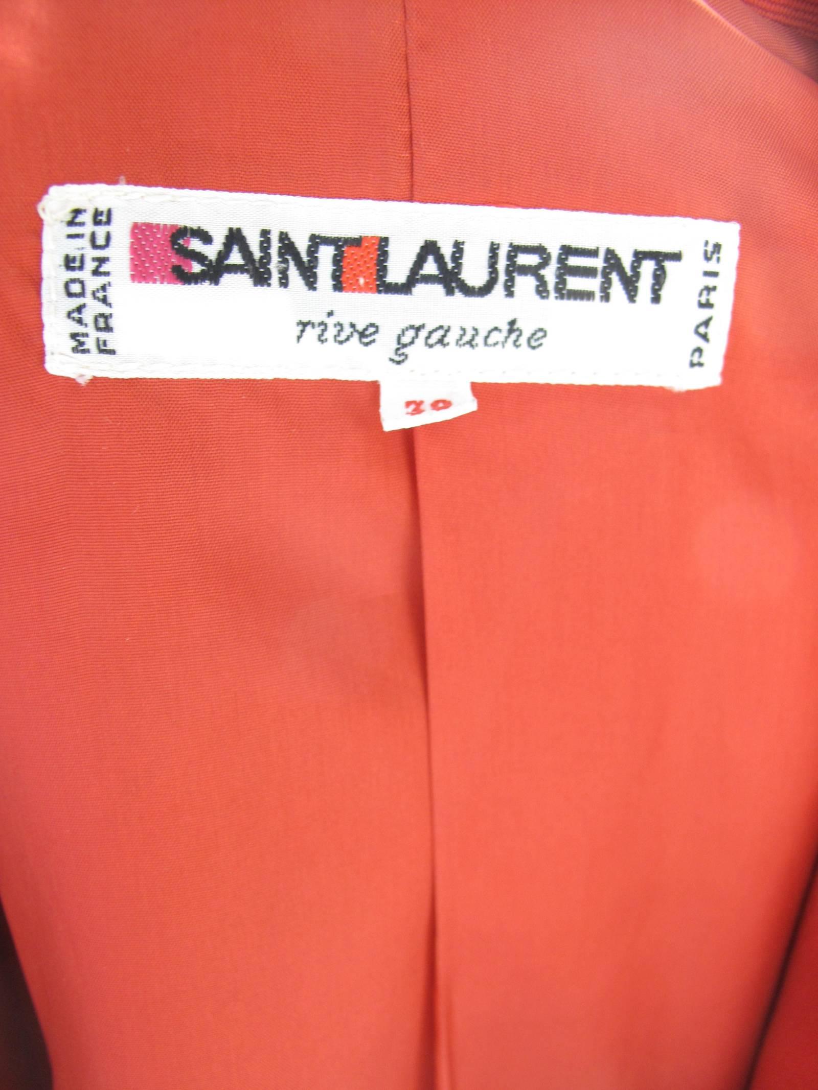 ysl red jacket