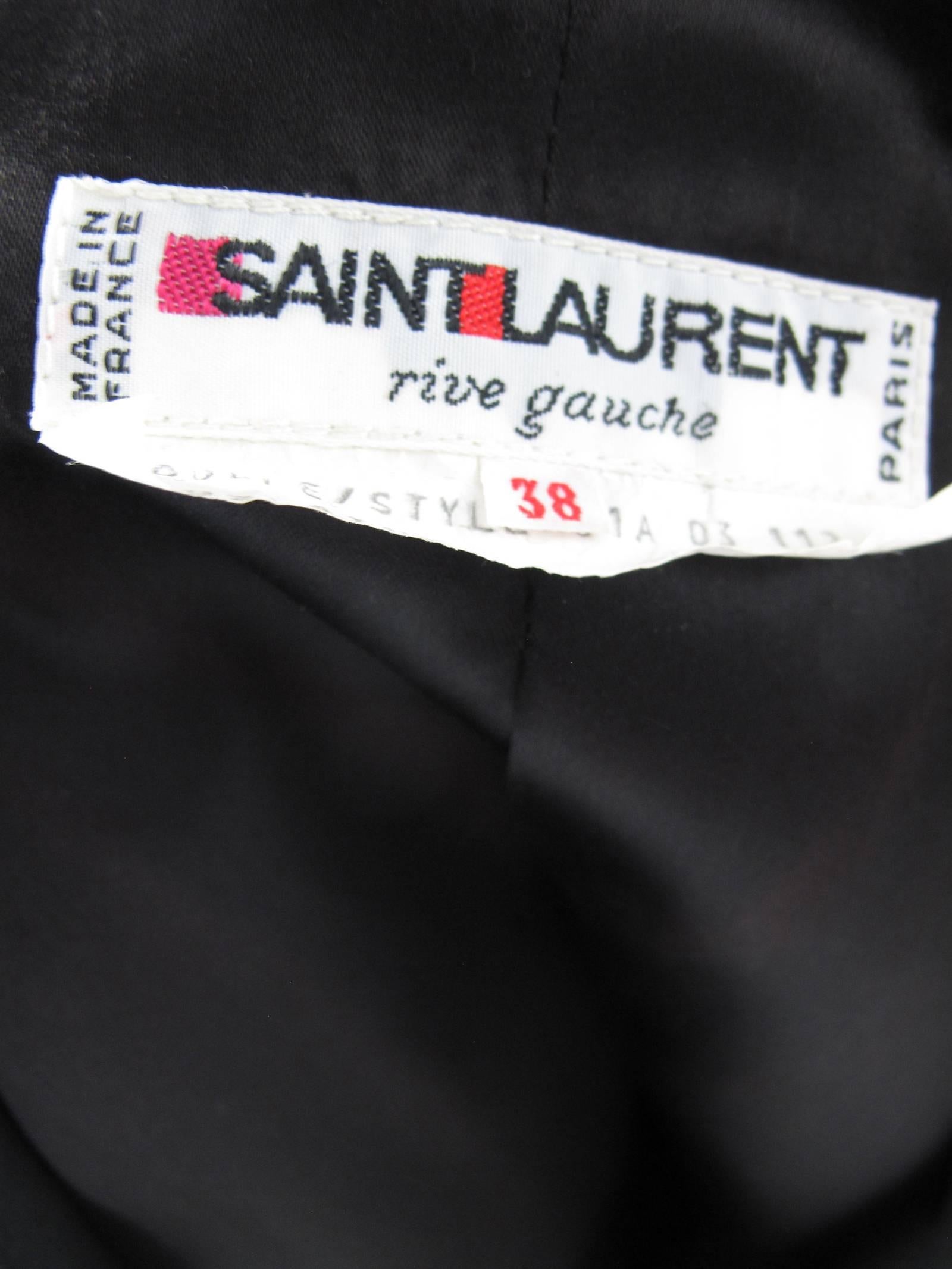 1980s Yves Saint Laurent Tuxedo Jacket In New Condition In Austin, TX