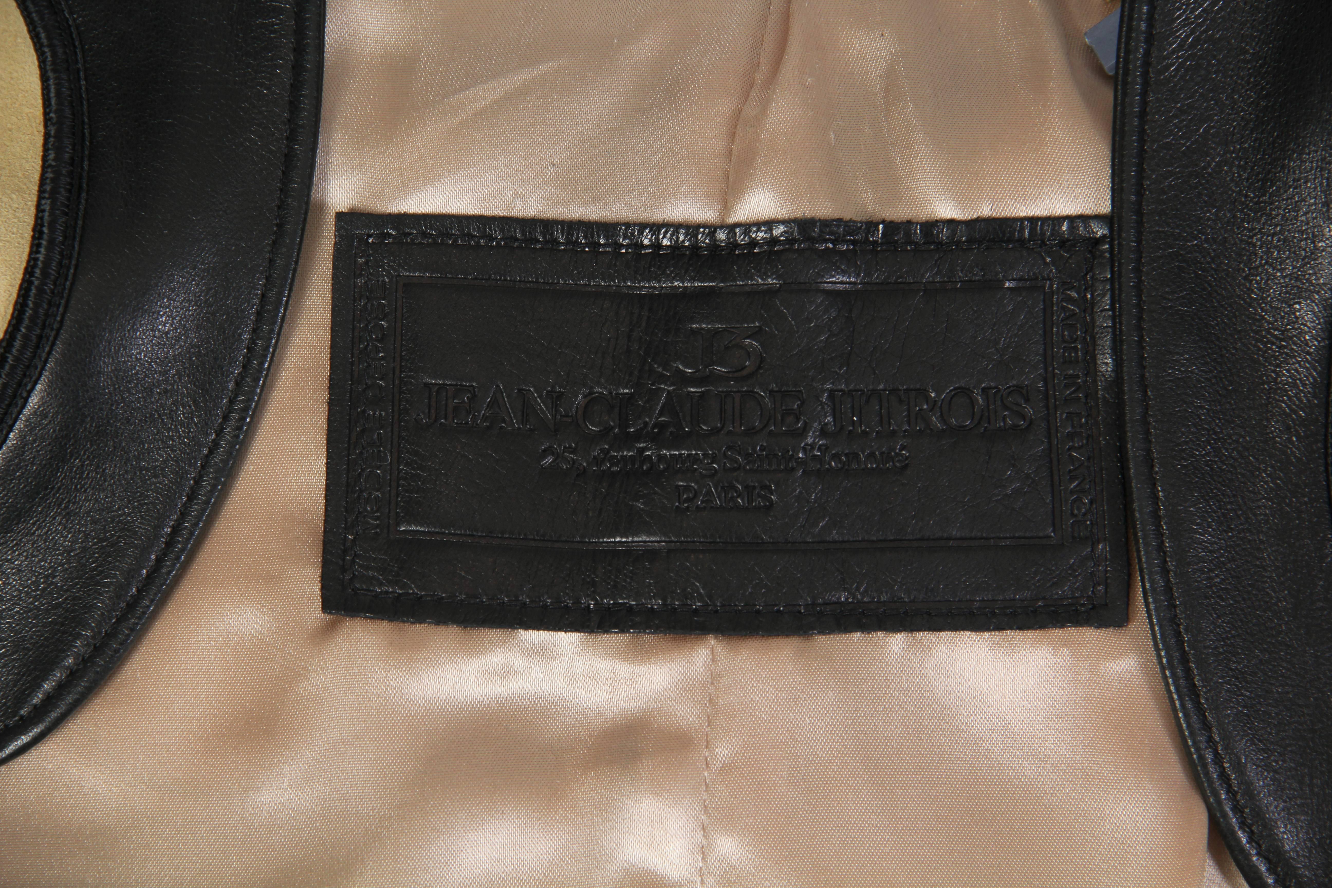 Jean Claude Jitrois Leather and Suede Jacket 4