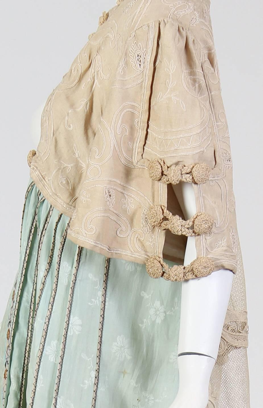 Edwardian Embroidered Jacket with Antique Chinese Embroidery 3