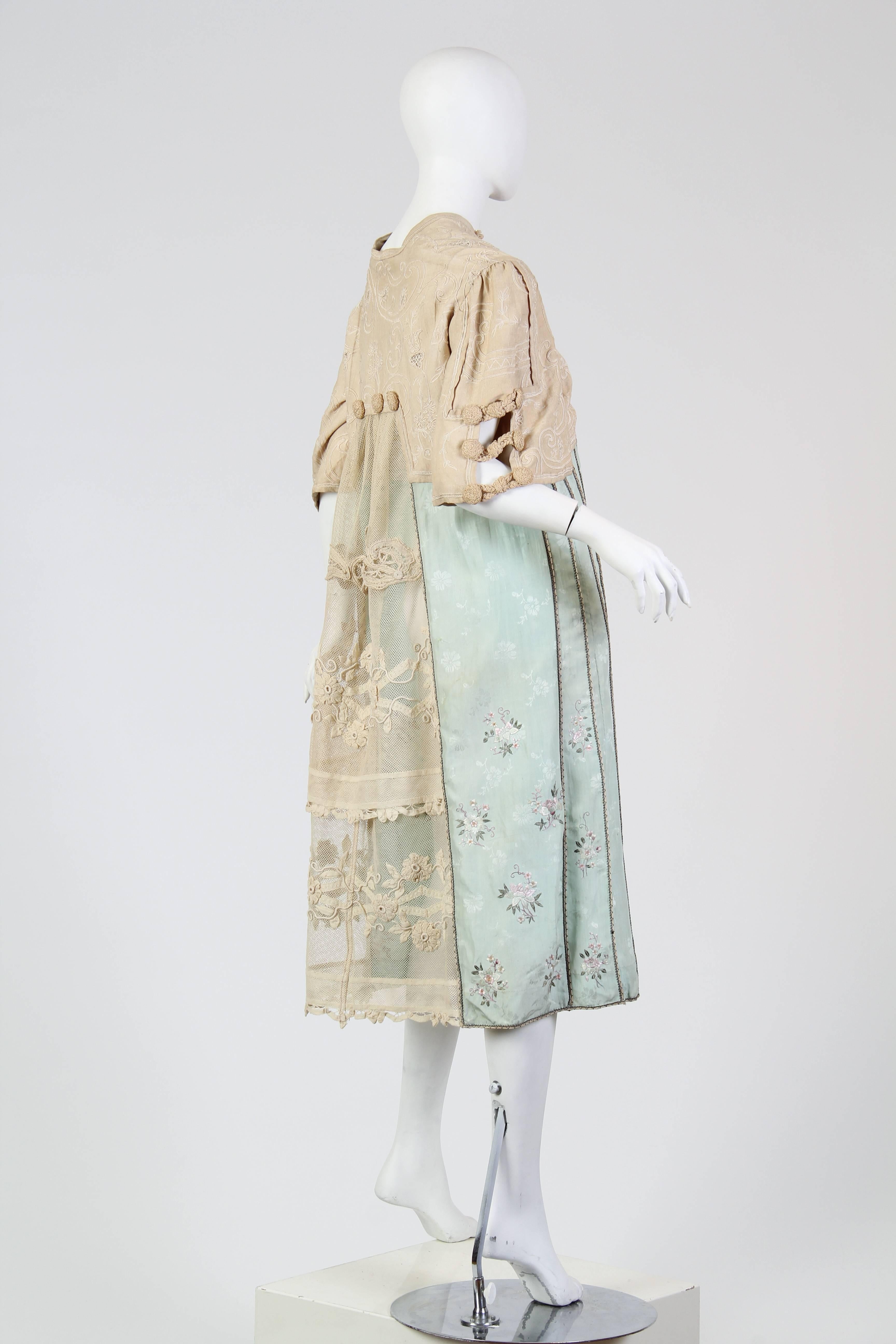 Edwardian Embroidered Jacket with Antique Chinese Embroidery 1