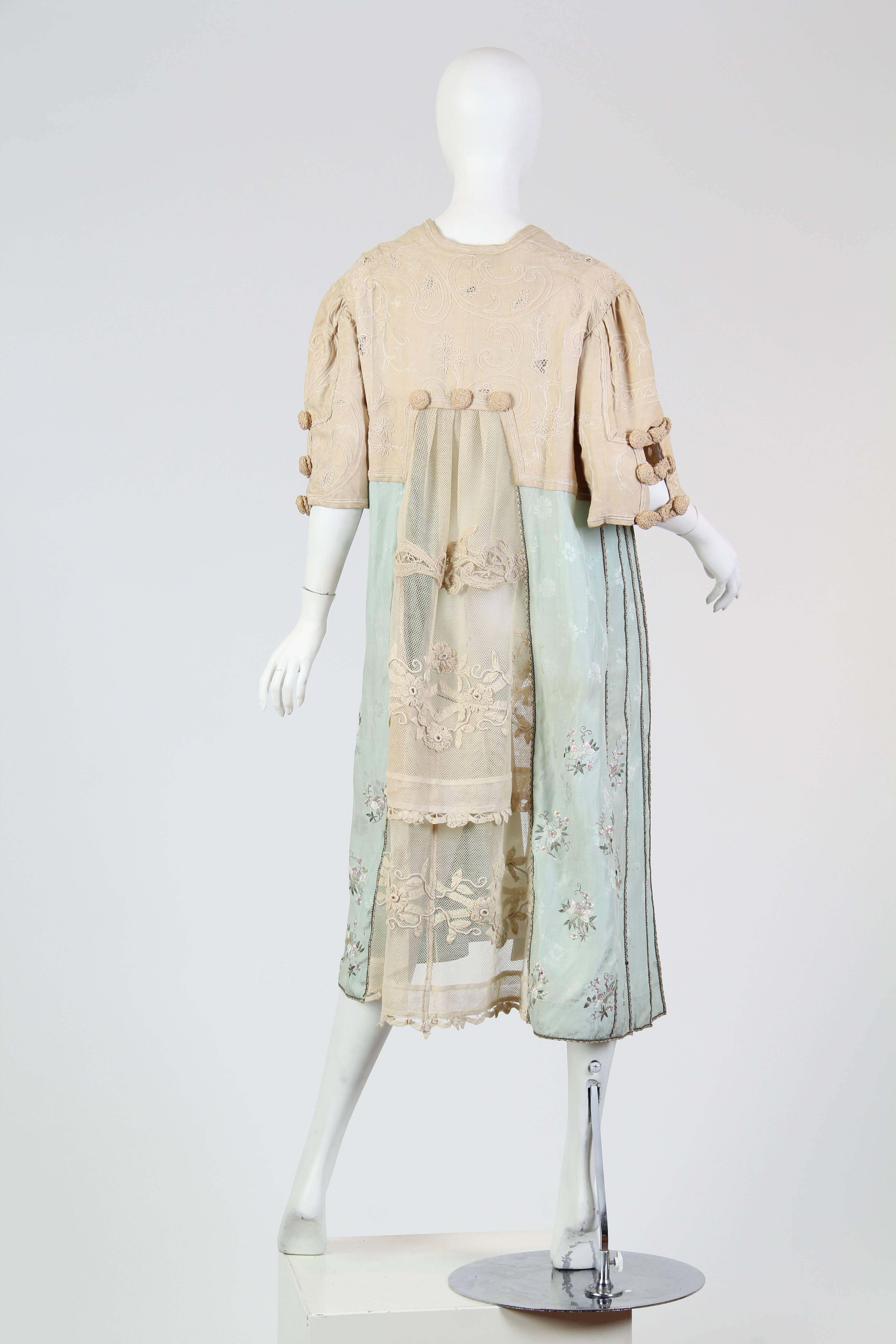 Edwardian Embroidered Jacket with Antique Chinese Embroidery 2