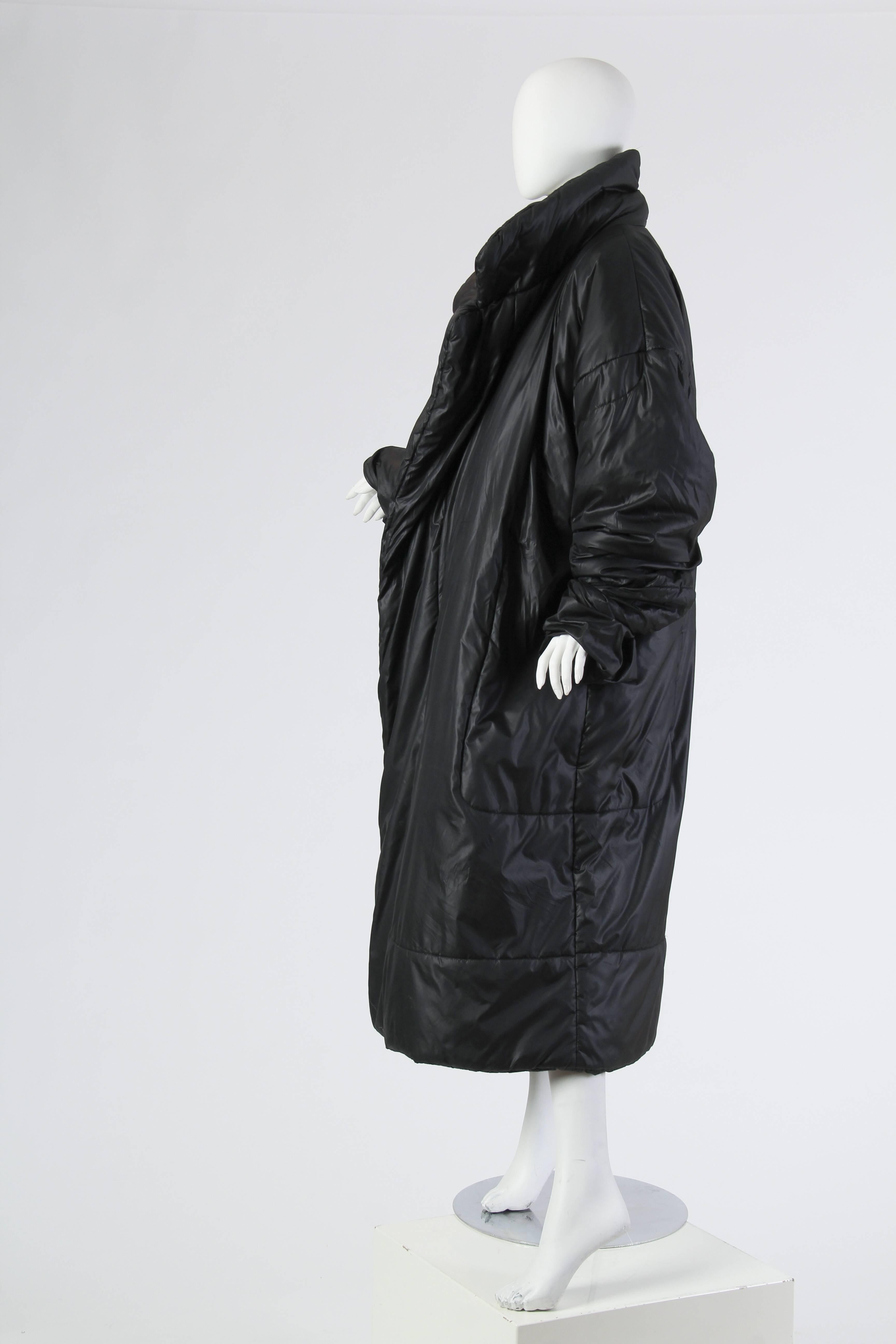 norma kamali sleeping bag coat vintage