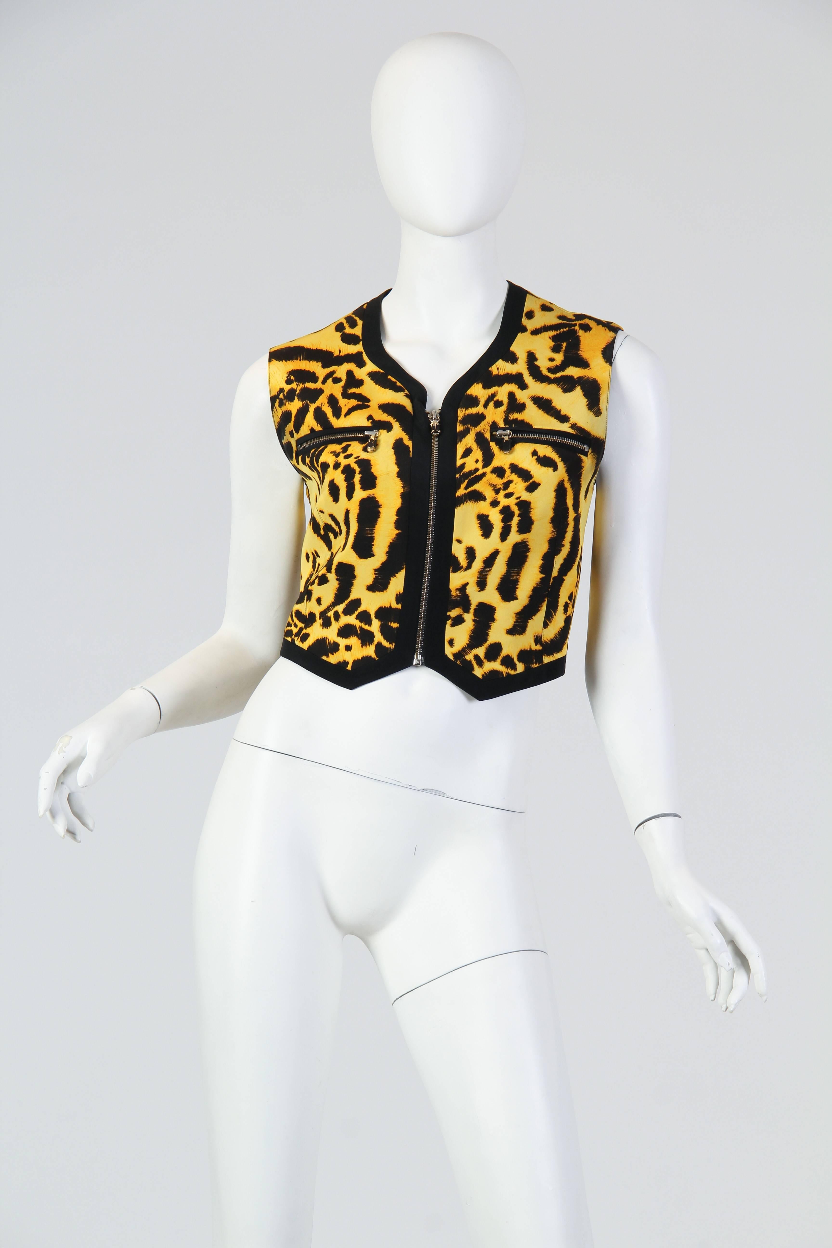 tyler the creator leopard vest