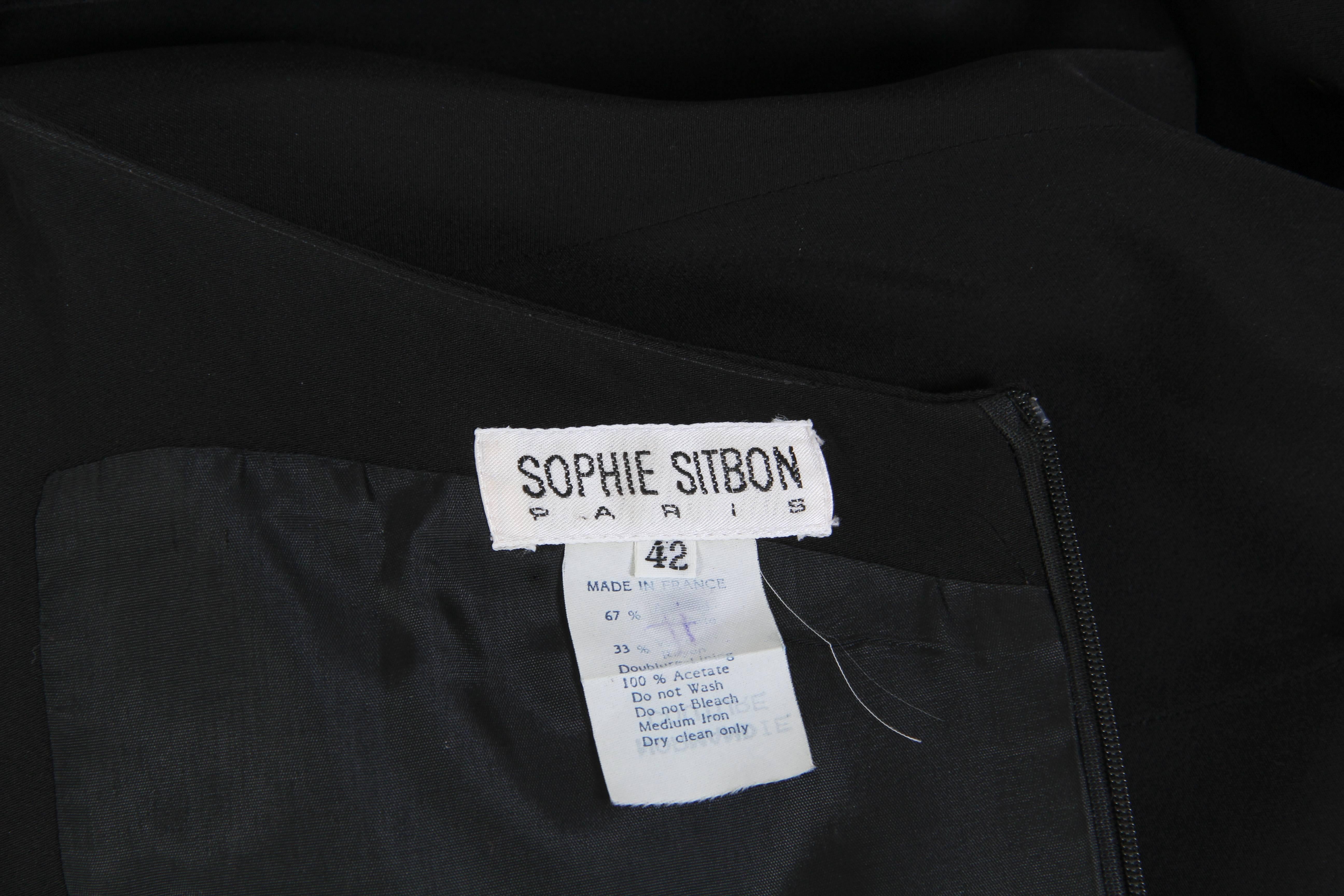 Sophie Sitbon Cage Sleeve Dress 5
