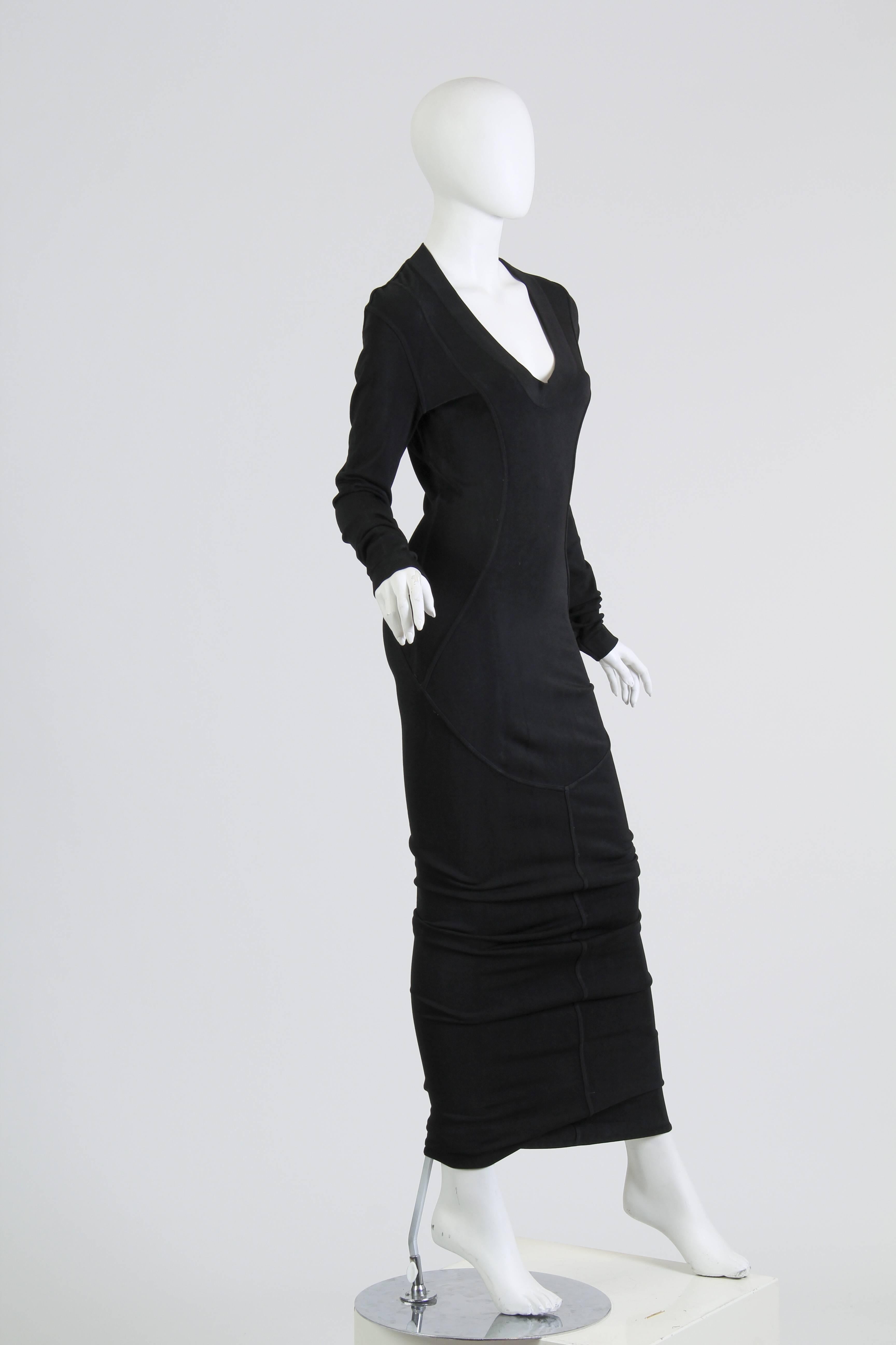 Black Long Alaia Gown