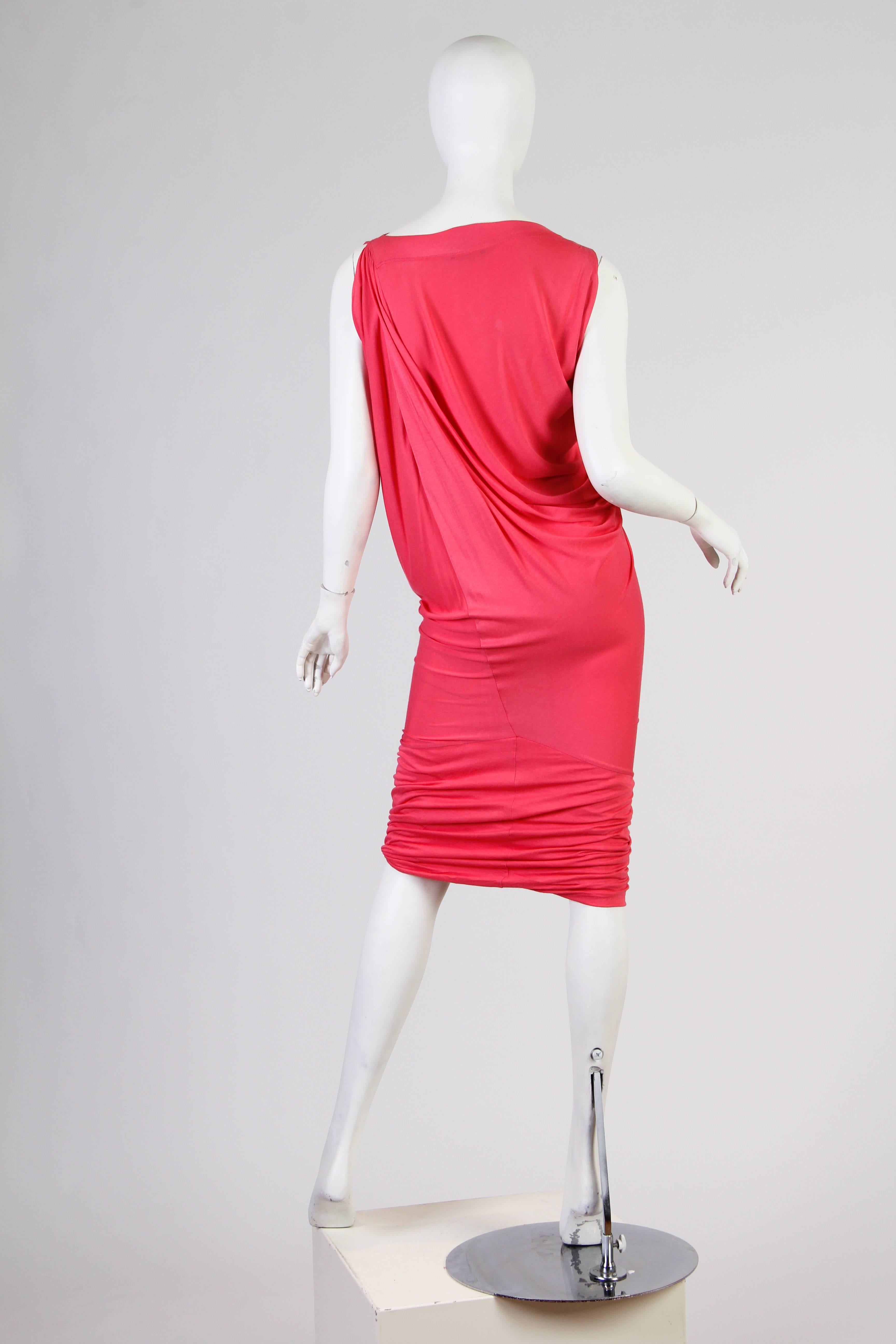 Red Vivenne Westwood Slinky Jersey Dress