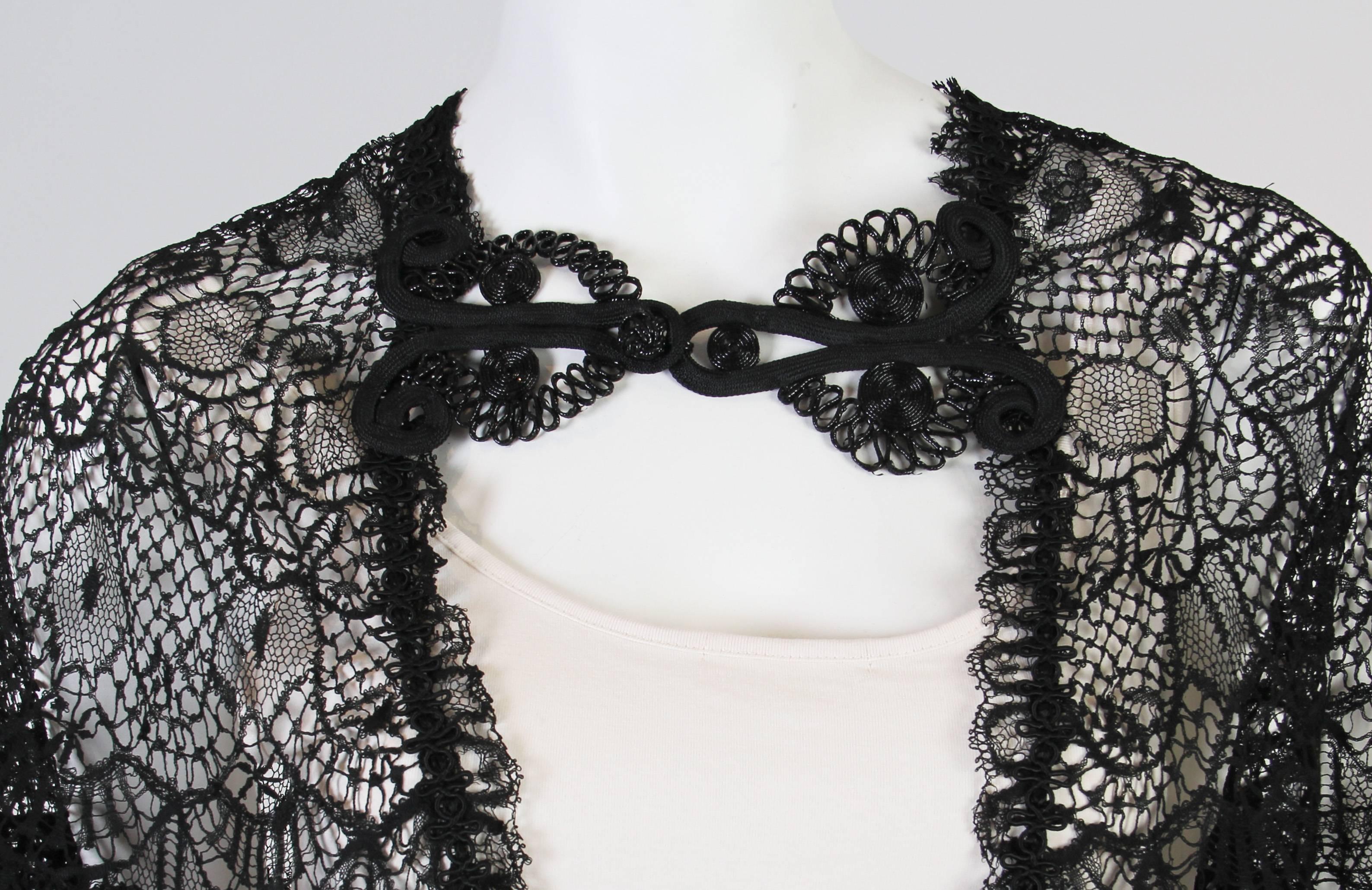 Victorian French Lace Cape 3