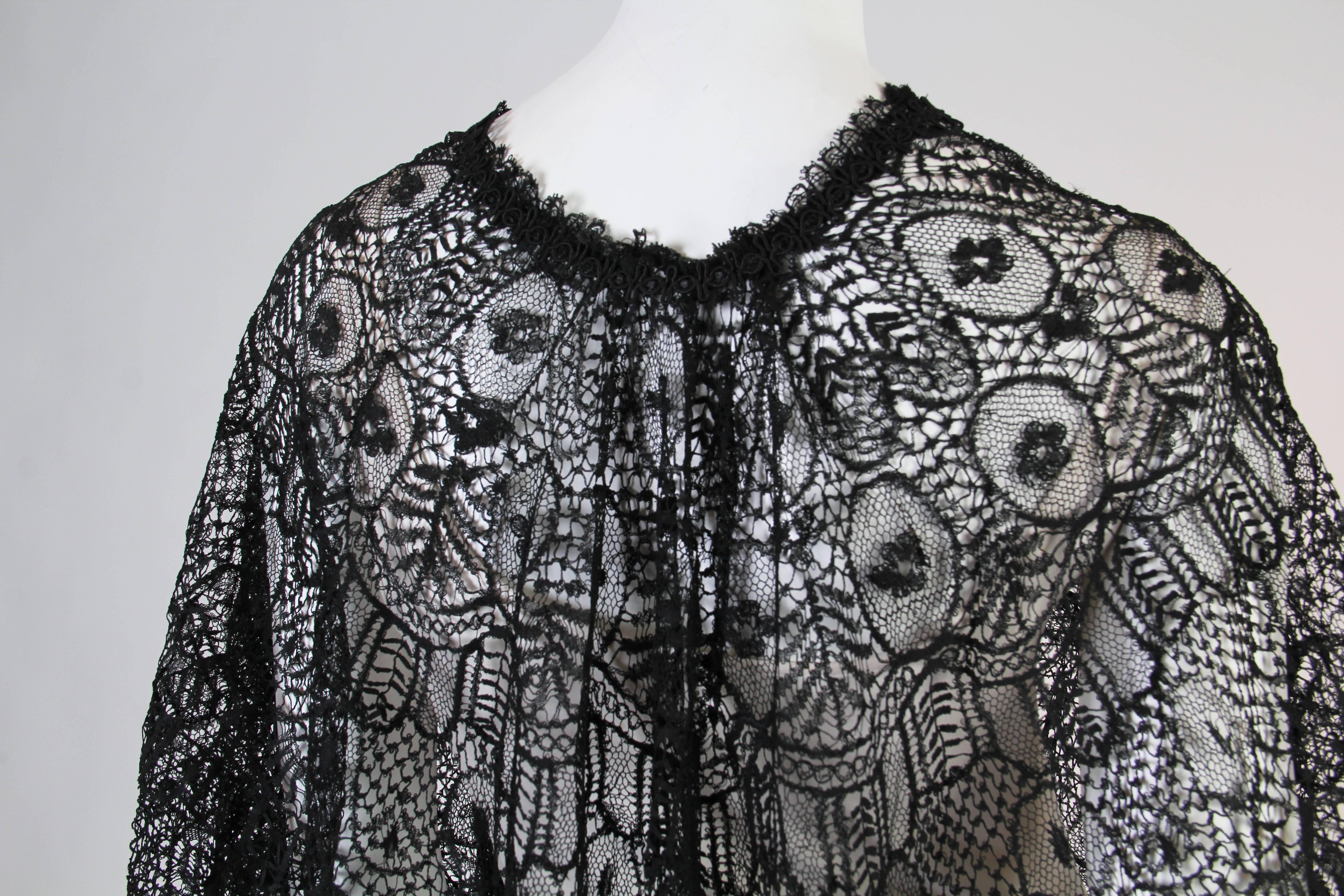Victorian French Lace Cape 4