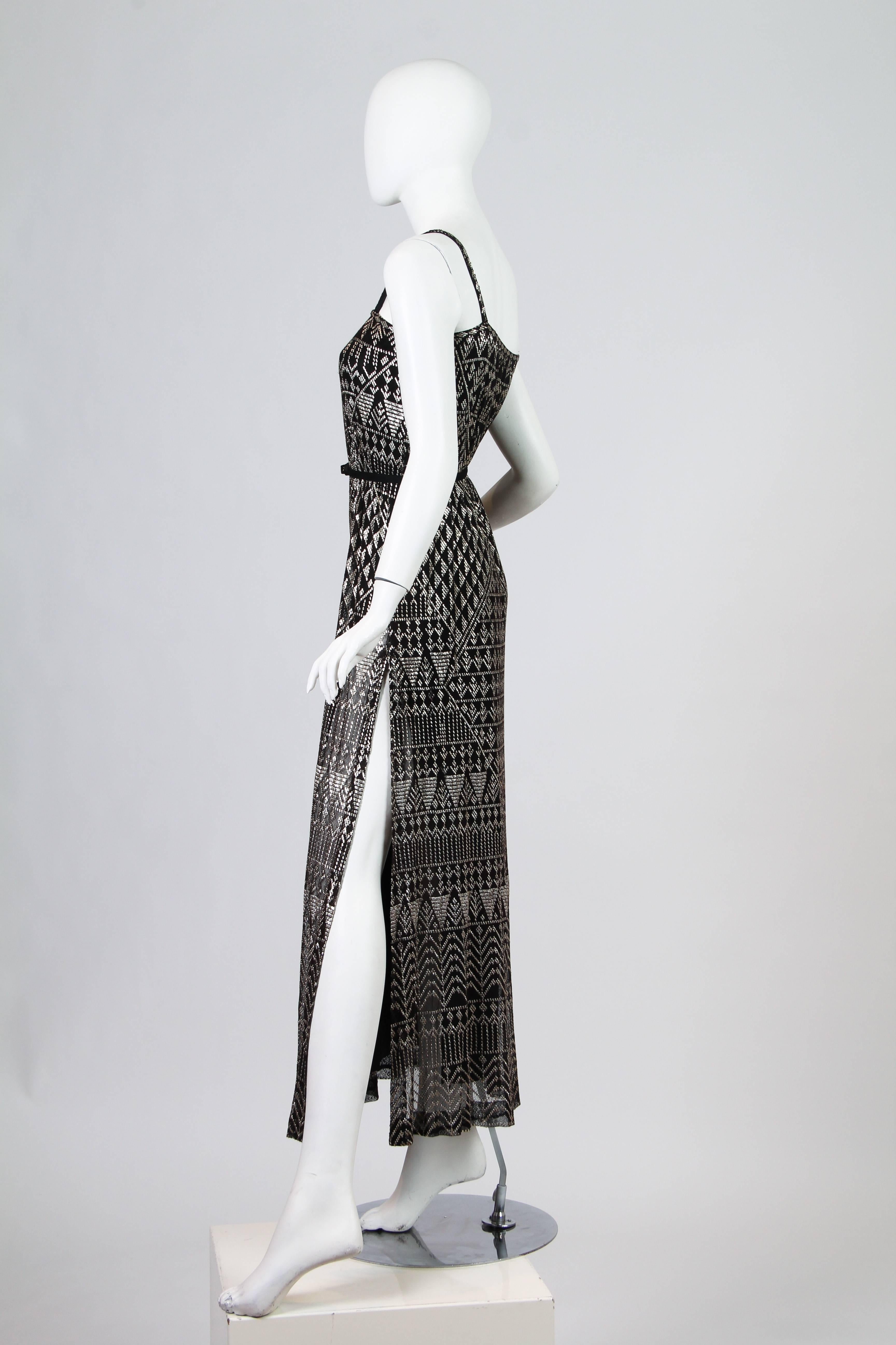 ArtDeco Egyptian Assuit Gown In Excellent Condition In New York, NY