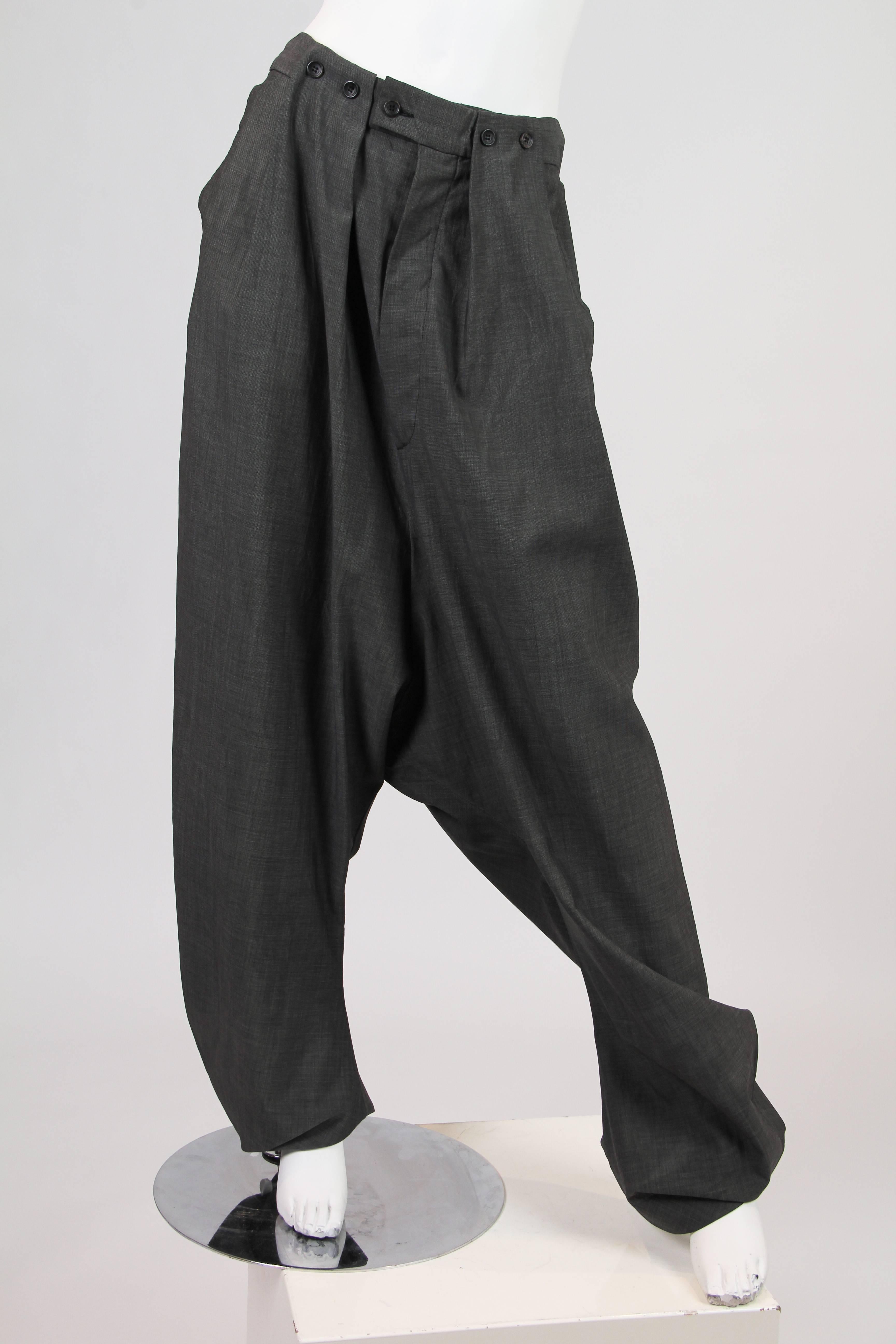 John Galliano Trousers which double as a Jumpsuit In Excellent Condition In New York, NY