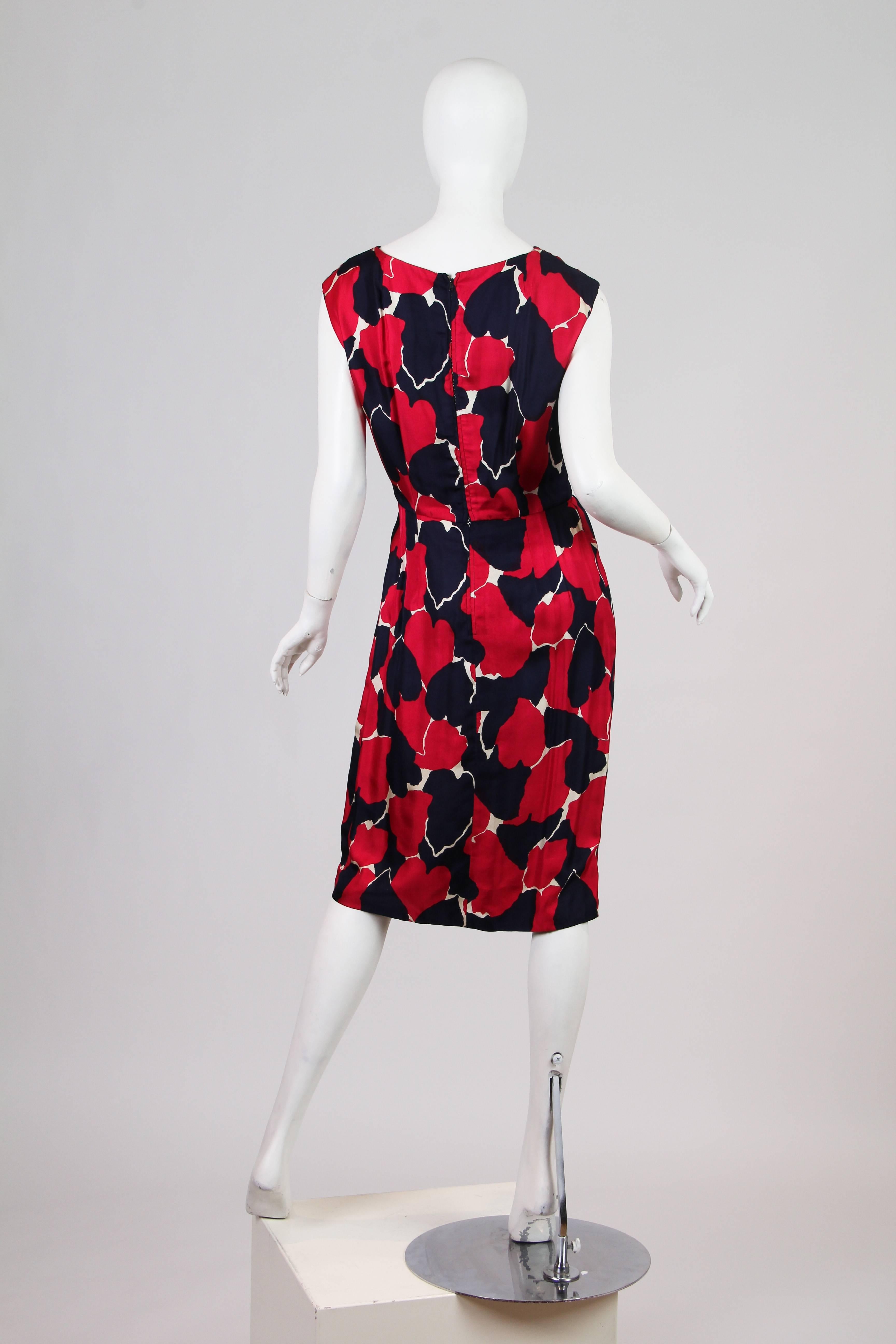 Early 1960s Silk Dress In Good Condition In New York, NY