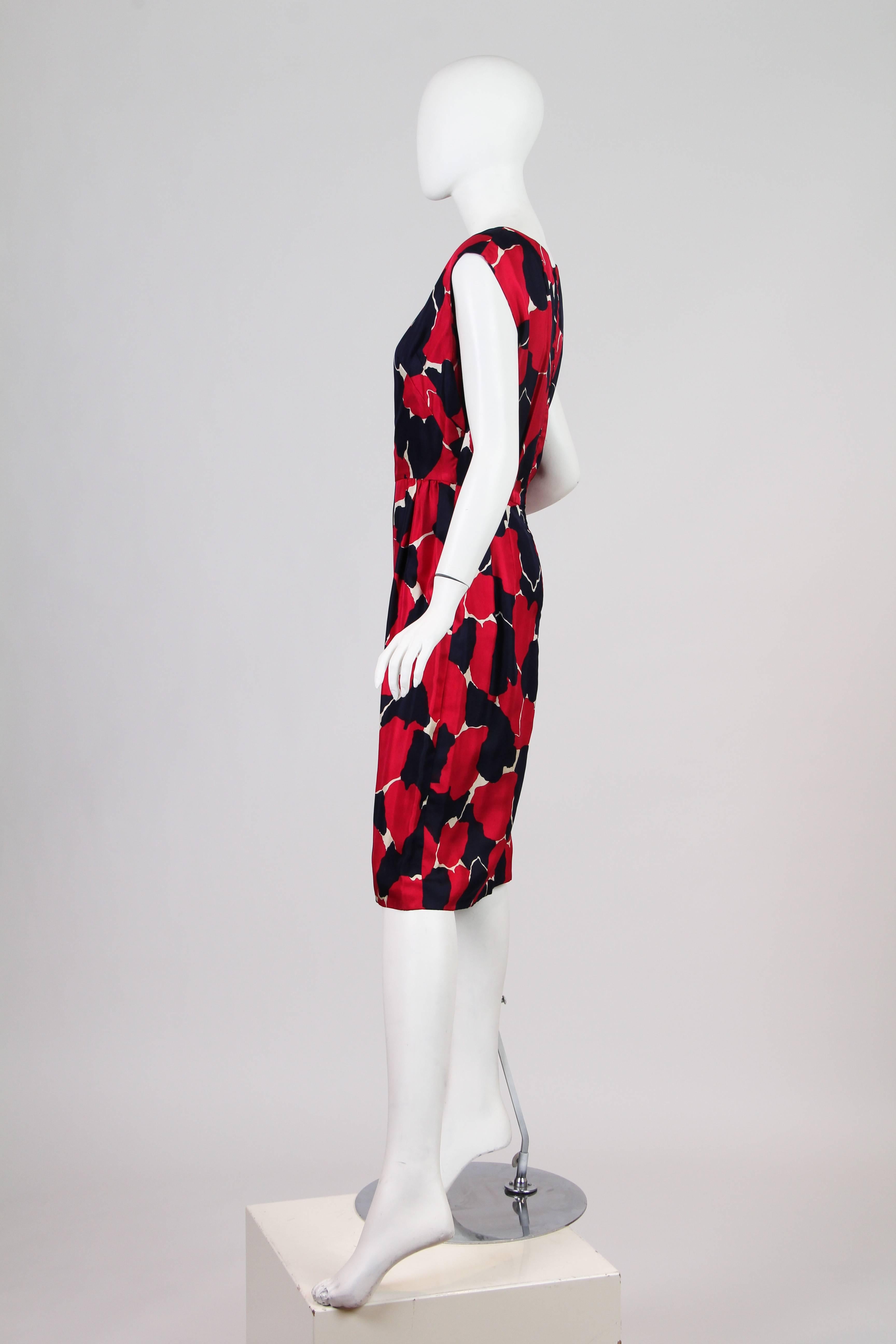 Early 1960s Silk Dress 1