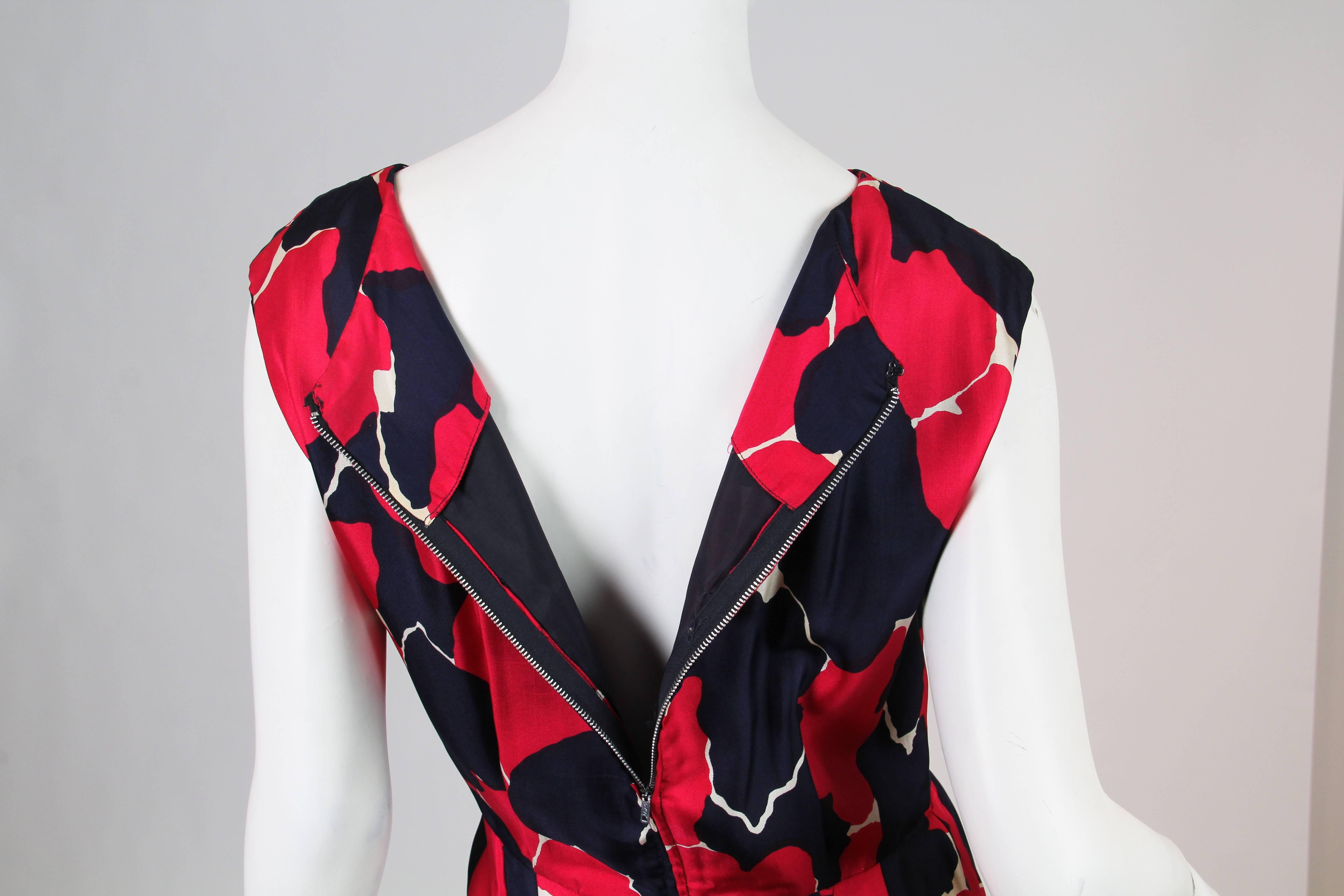 Early 1960s Silk Dress 2