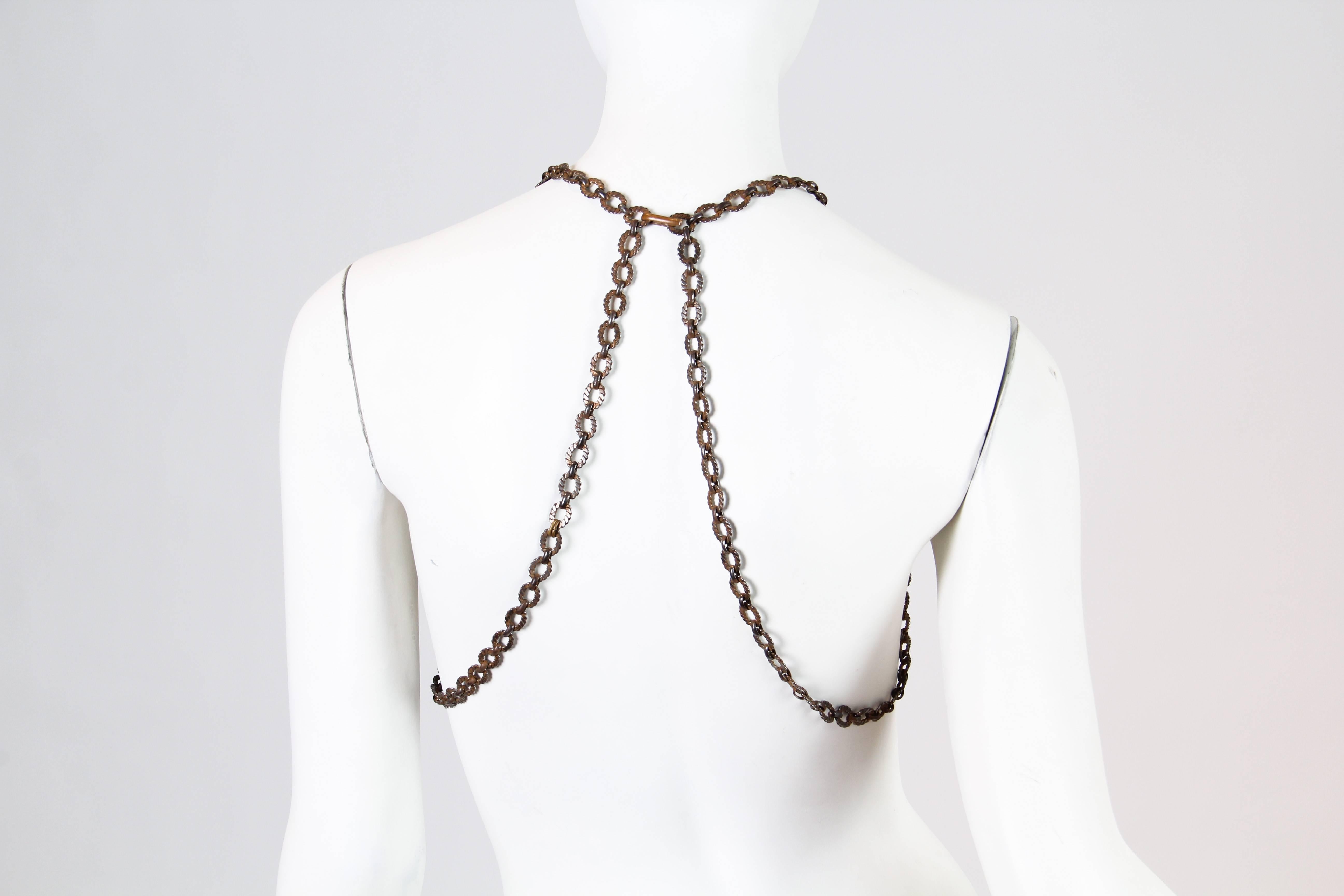 Edwardian Era Theatrical Chain Bra 1