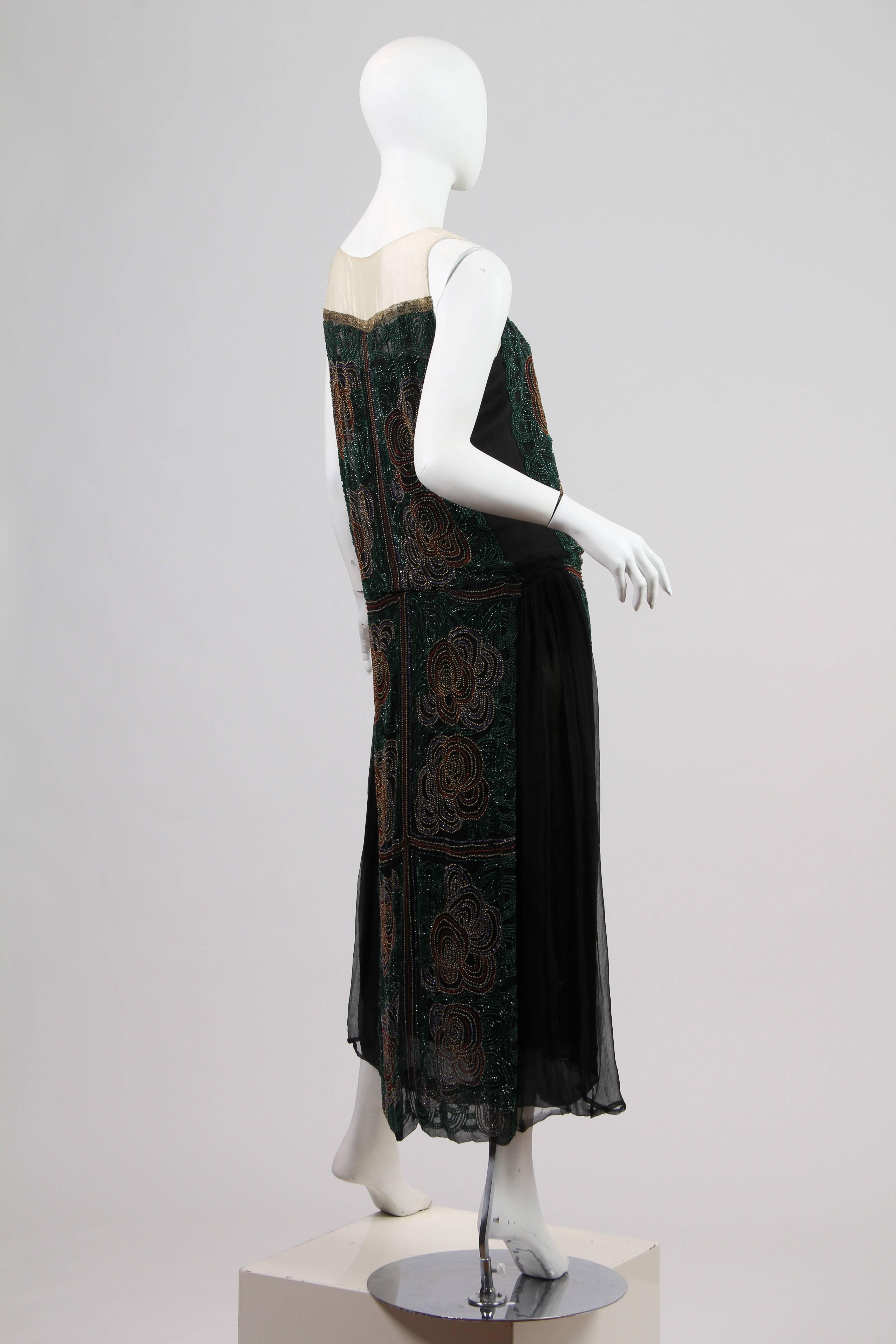 1920s ArtDeco Beaded Dress 2