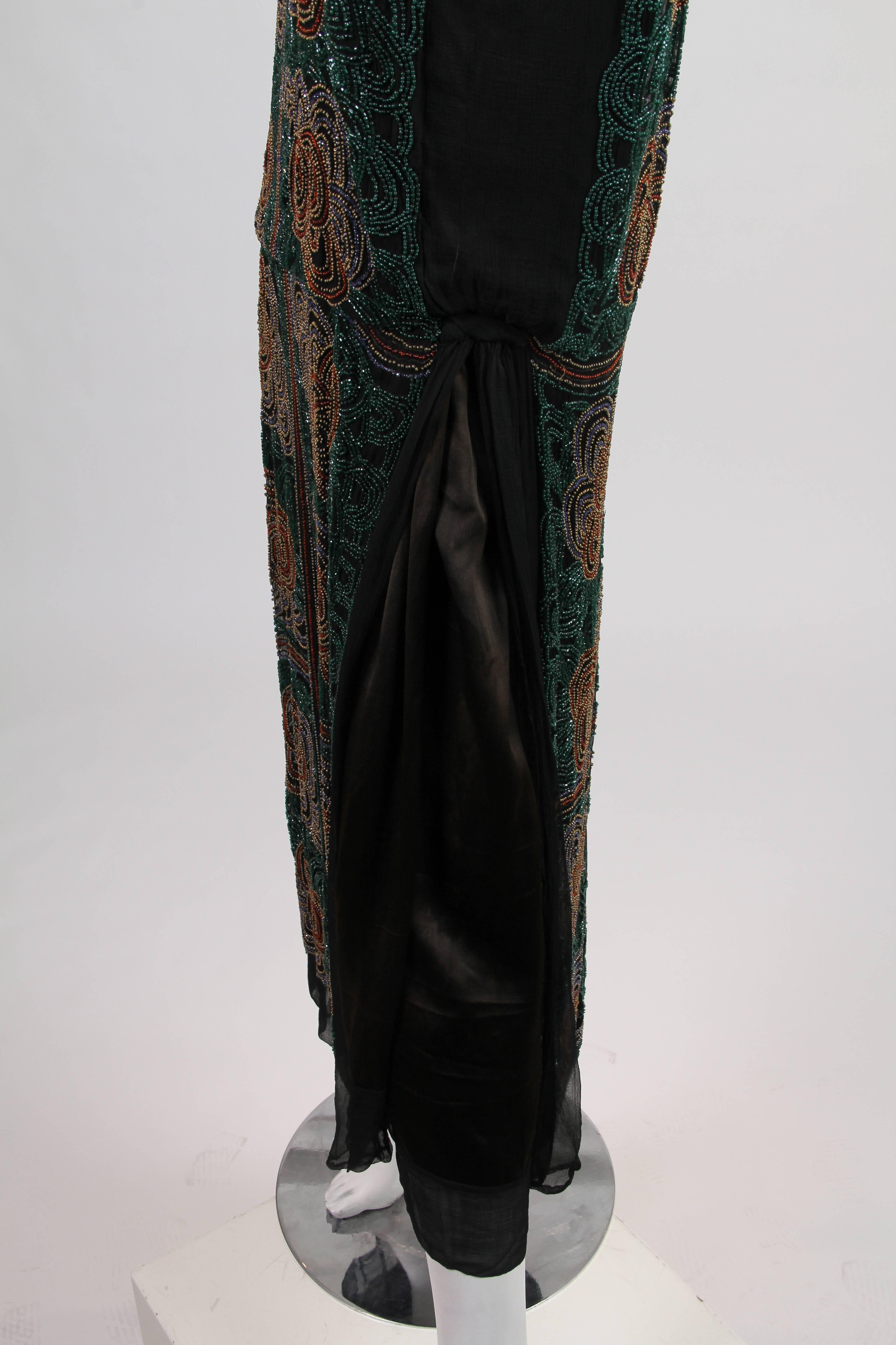 1920s ArtDeco Beaded Dress 3