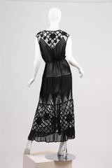 Early 1920s Chiffon and Lace Dress