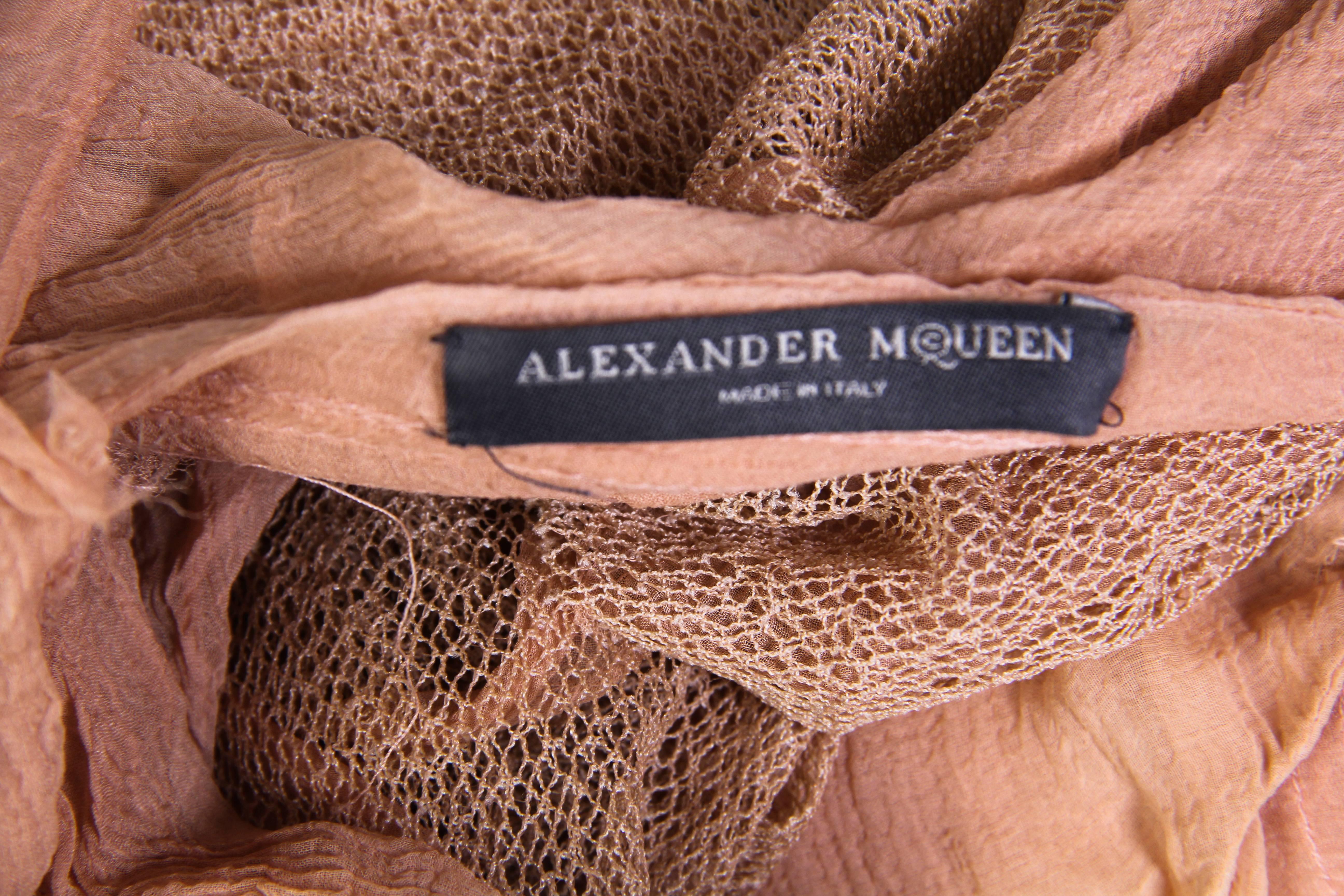 Alexander McQueen S/S 2003 Oyster Dress Blouse 1