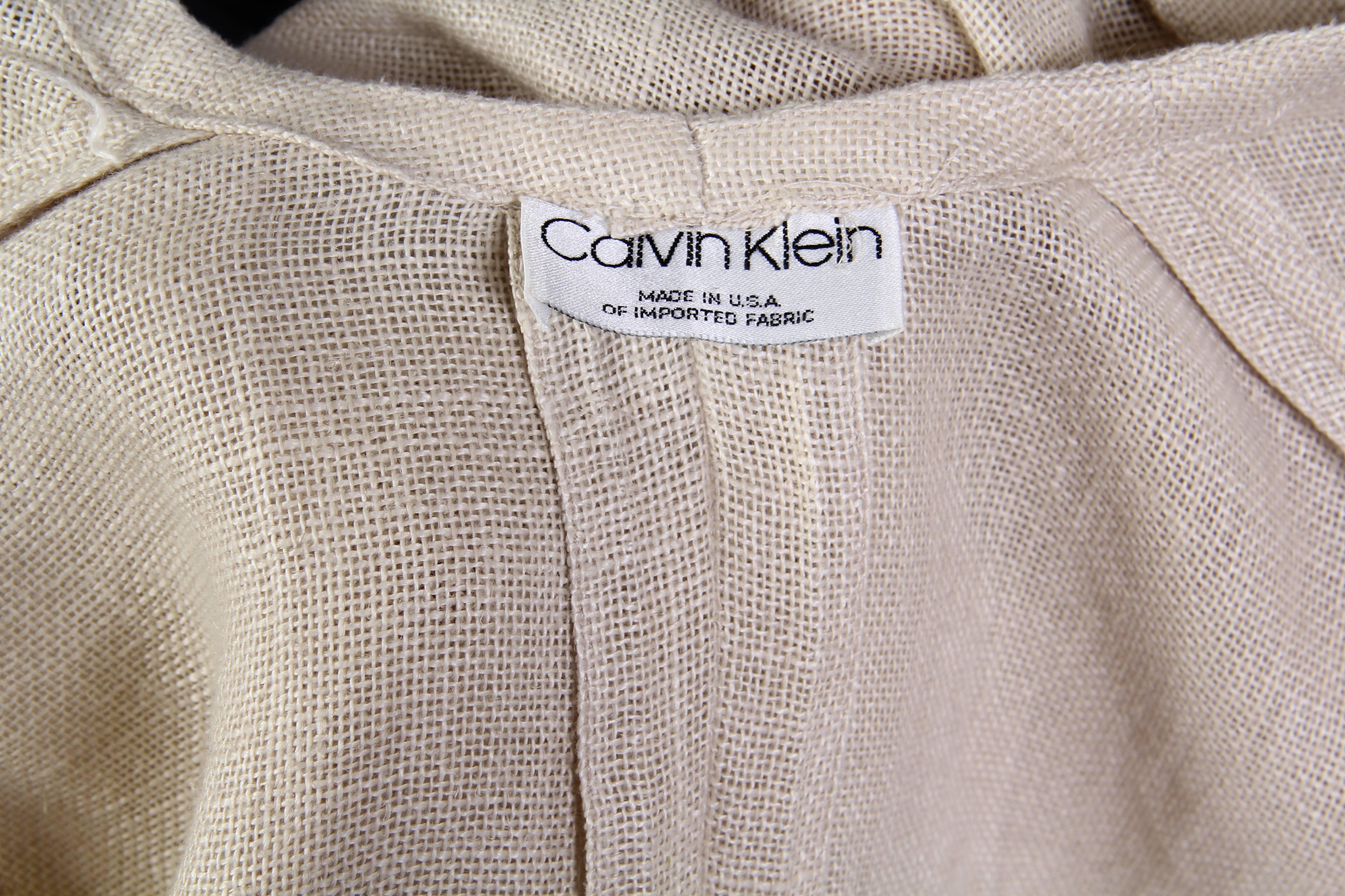 Minimal Calvin Klein Jacket from the 1980s 5