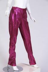 Rare 1960s Lurex Stretch Stagewear Western Trousers