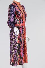 1960s Richard Tam Floral Printed Dress