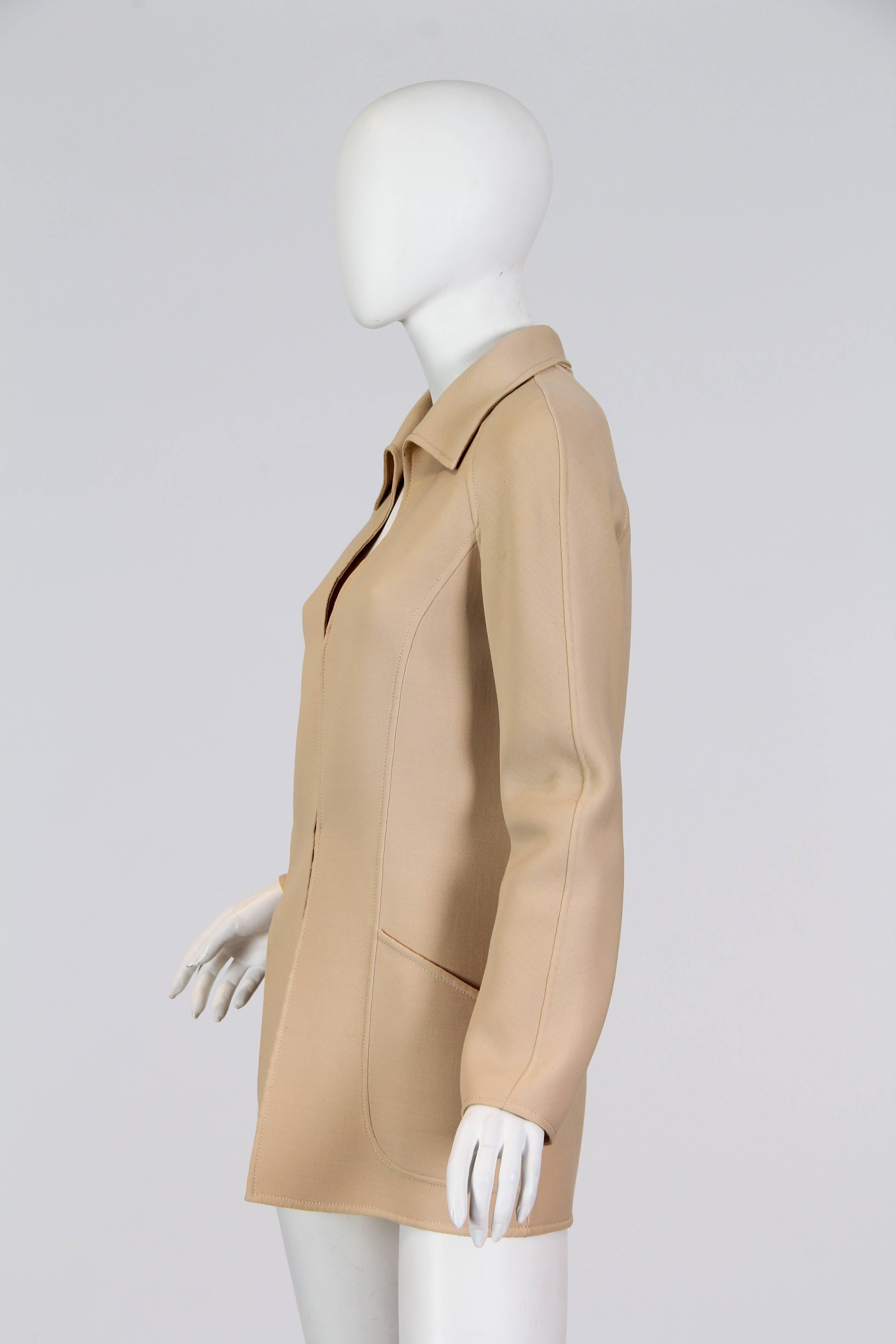 Valentino Couture 1960/70s Lightweight Wool Jacket In Excellent Condition In New York, NY