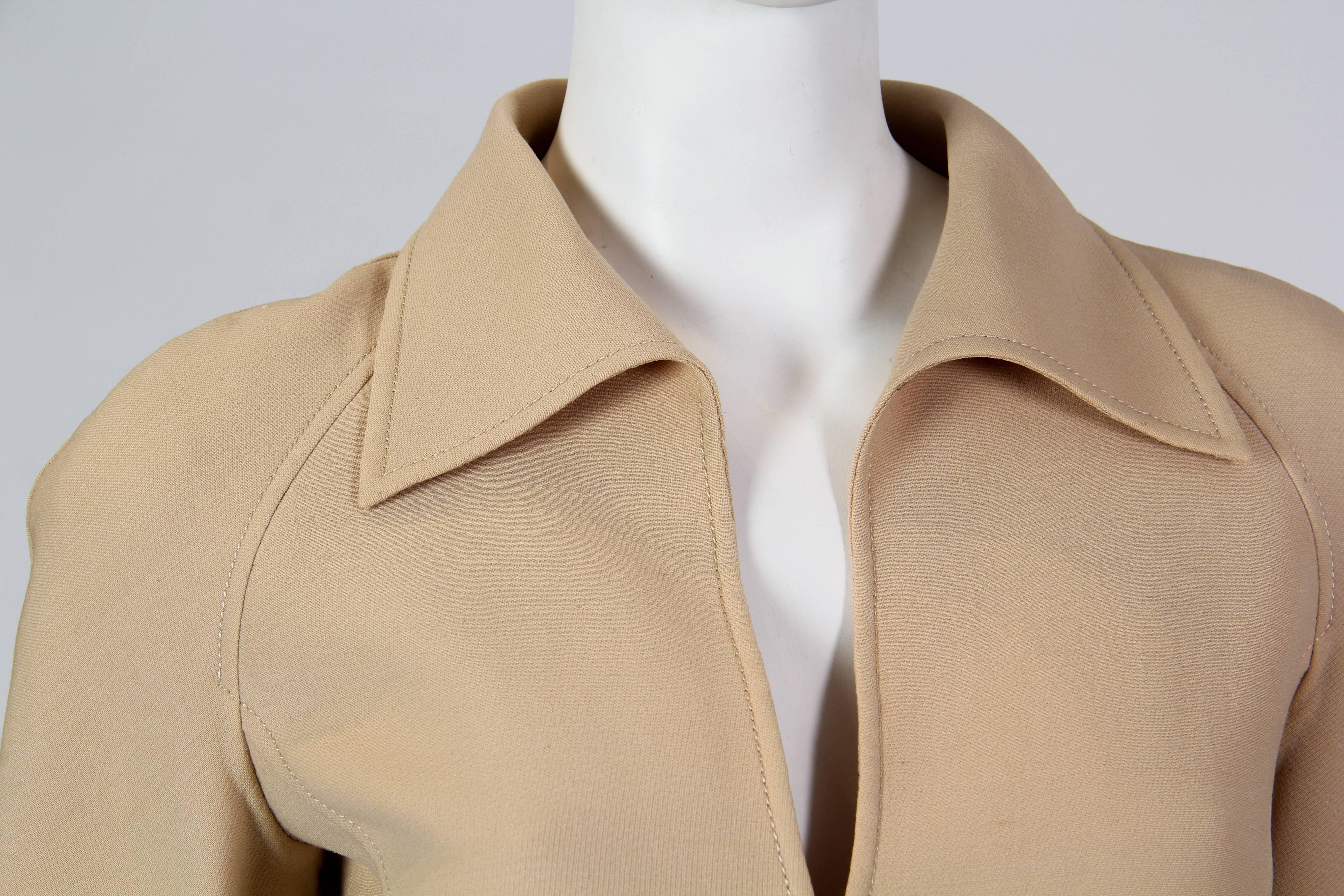 Valentino Couture 1960/70s Lightweight Wool Jacket 2