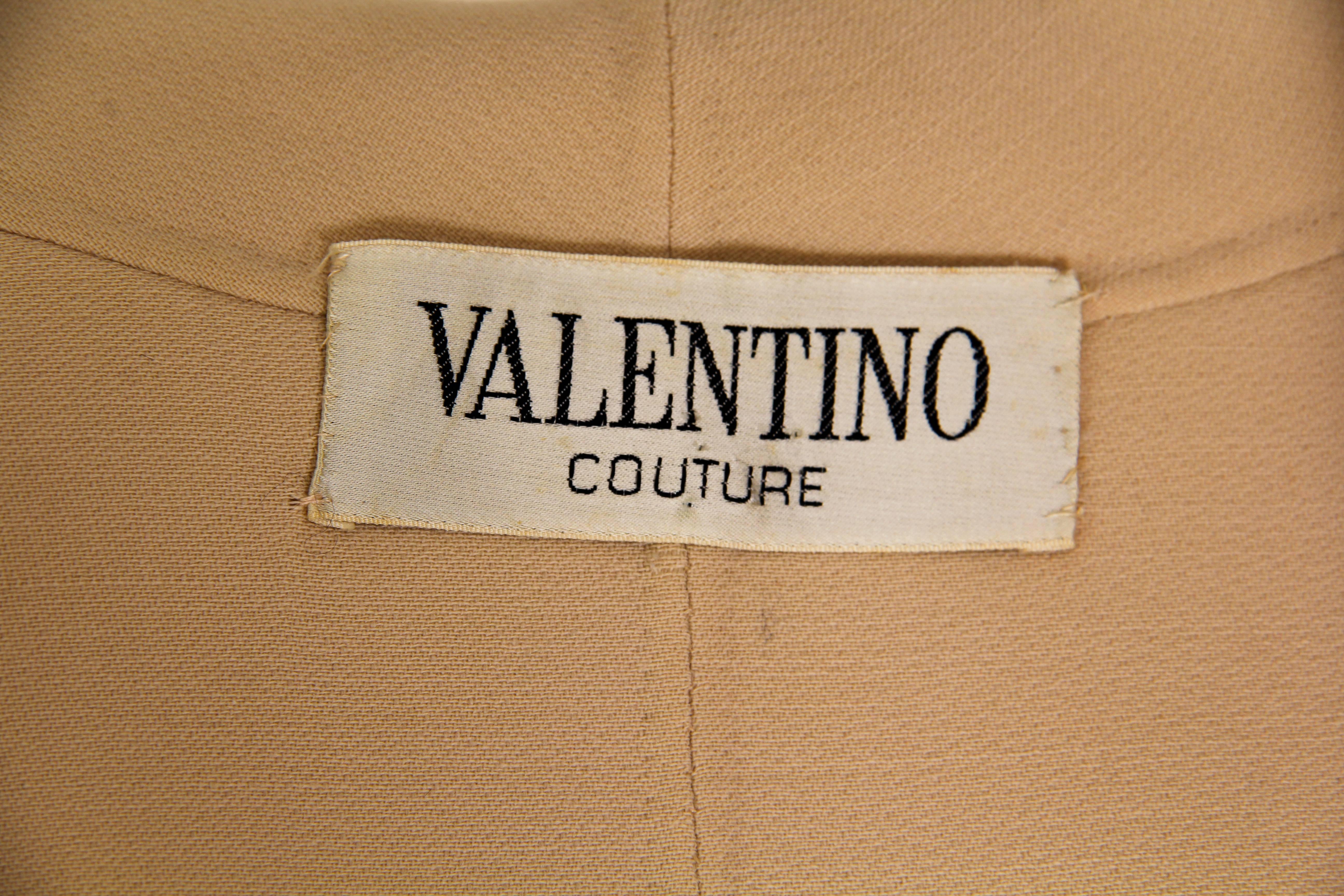 Valentino Couture 1960/70s Lightweight Wool Jacket 5