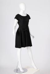 Christian Dior Black Silk Dress