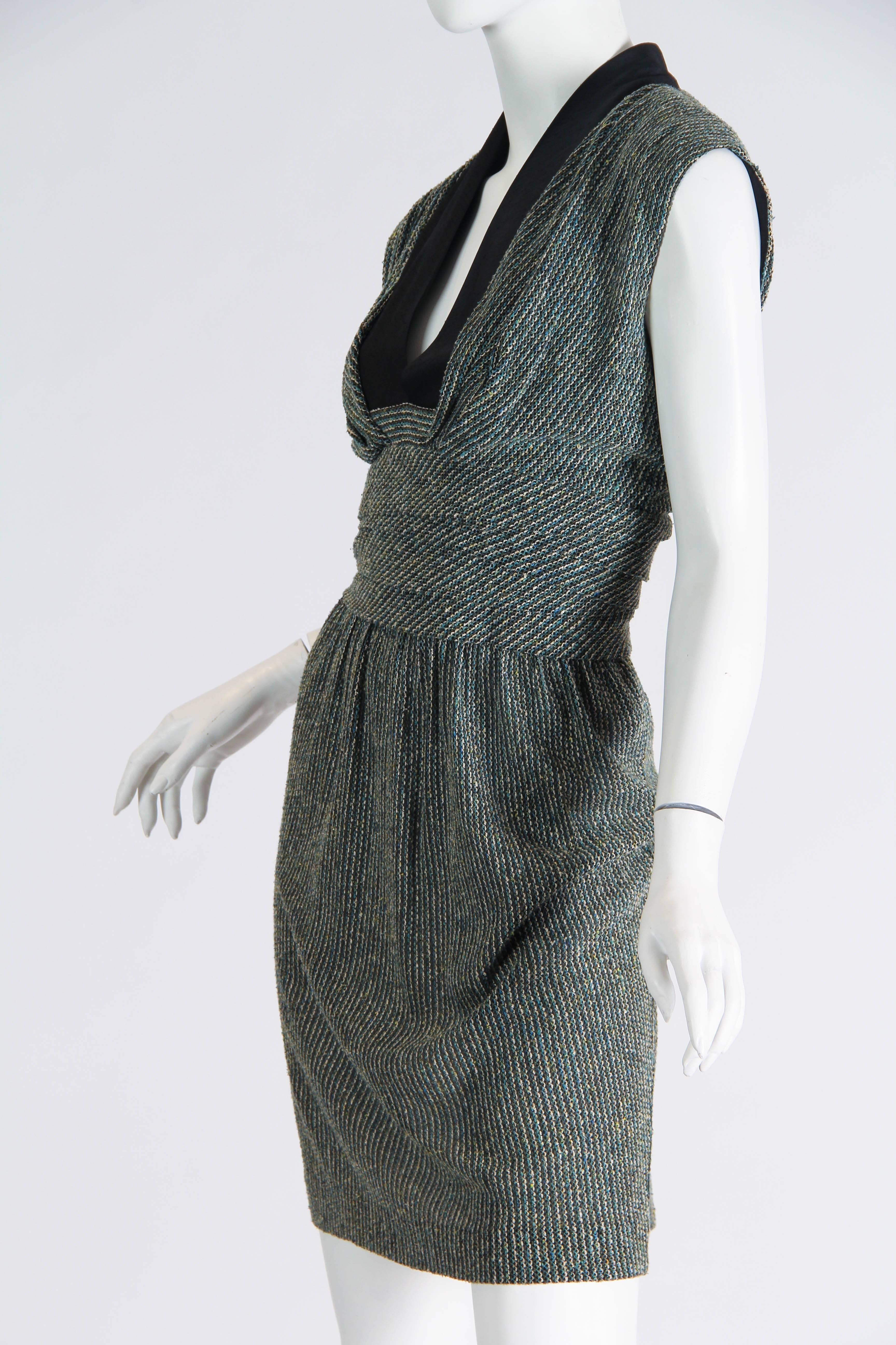 Balenciaga Knitted Mini Dress In Excellent Condition In New York, NY