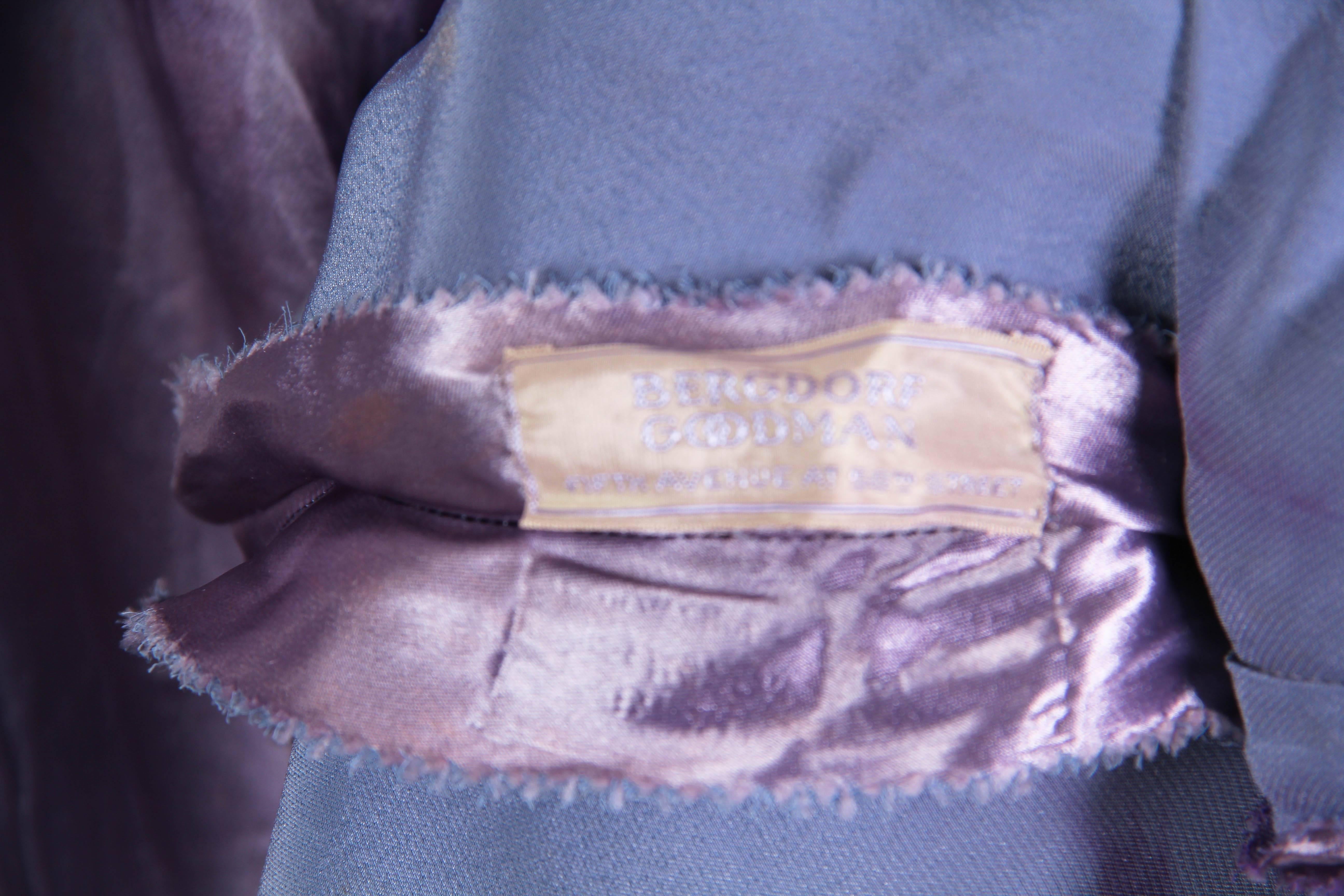 MORPHEW COLLECTION Lilac Tie Dyed Silk Charmeuse  Gown Re-Worked From A 1930S B 2
