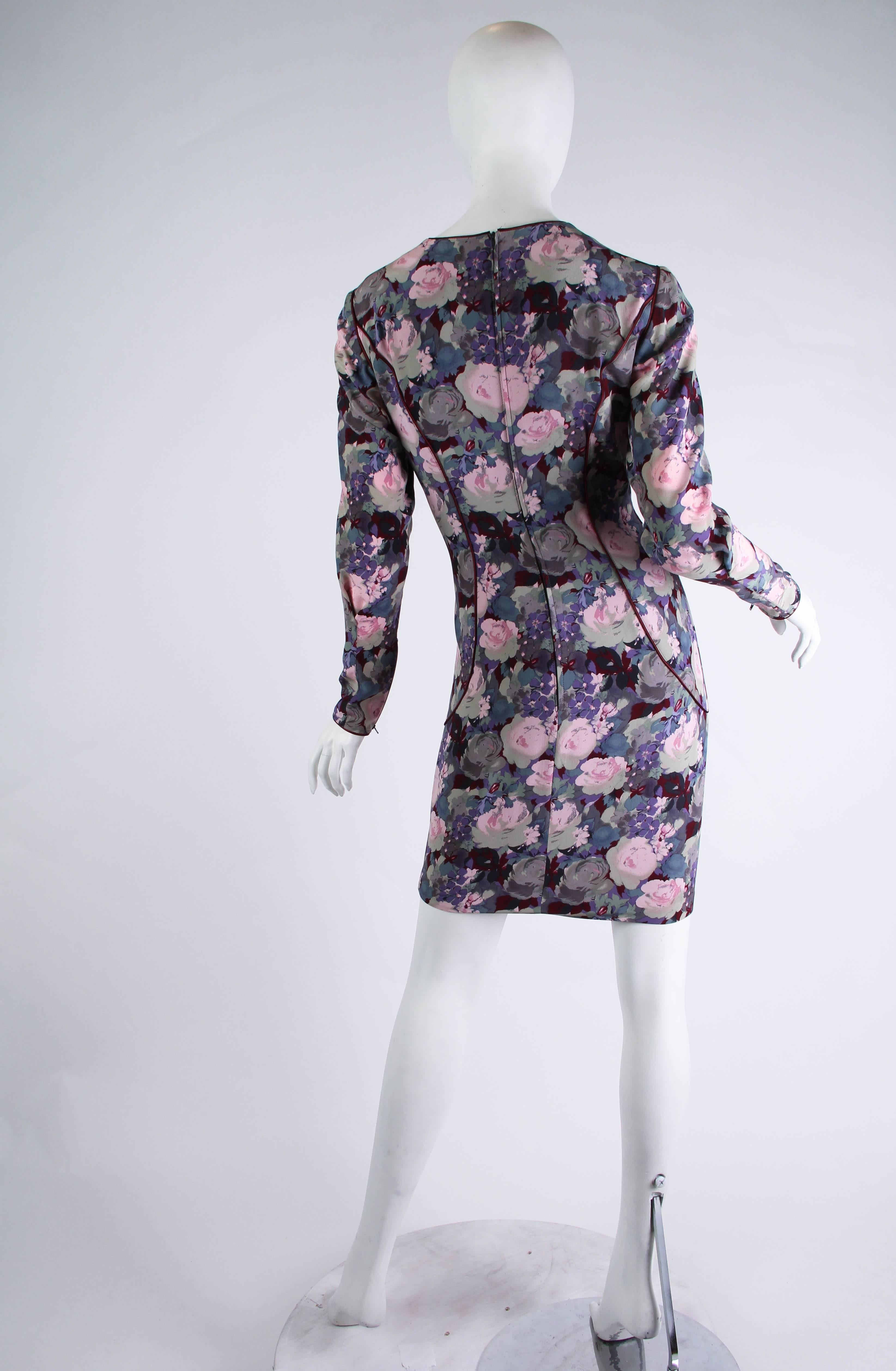 Ungaro Silk Floral Dress 1