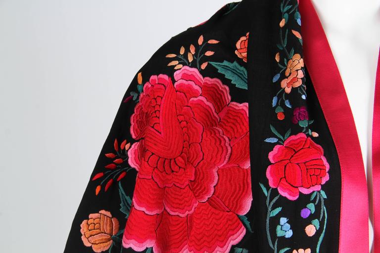 Hand Embroidered Cocoon Jacket at 1stDibs