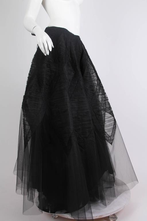 1940s Tule and Chantilly Lace Ball Skirt at 1stdibs