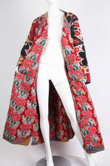 Fantastic Antique Handwoven Silk Ikat Chapan Robe