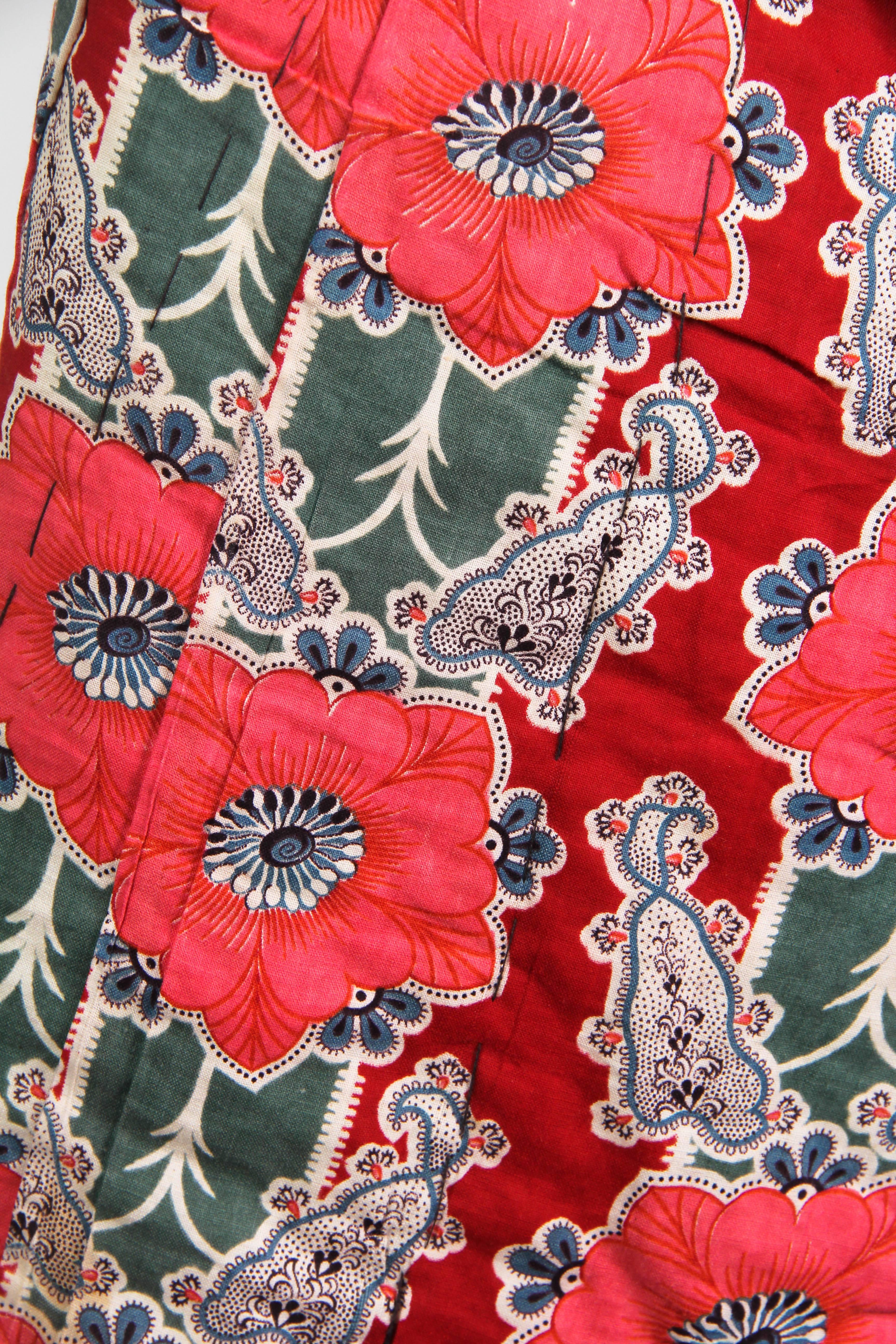Fantastic Antique Handwoven Silk Ikat Chapan Robe  3