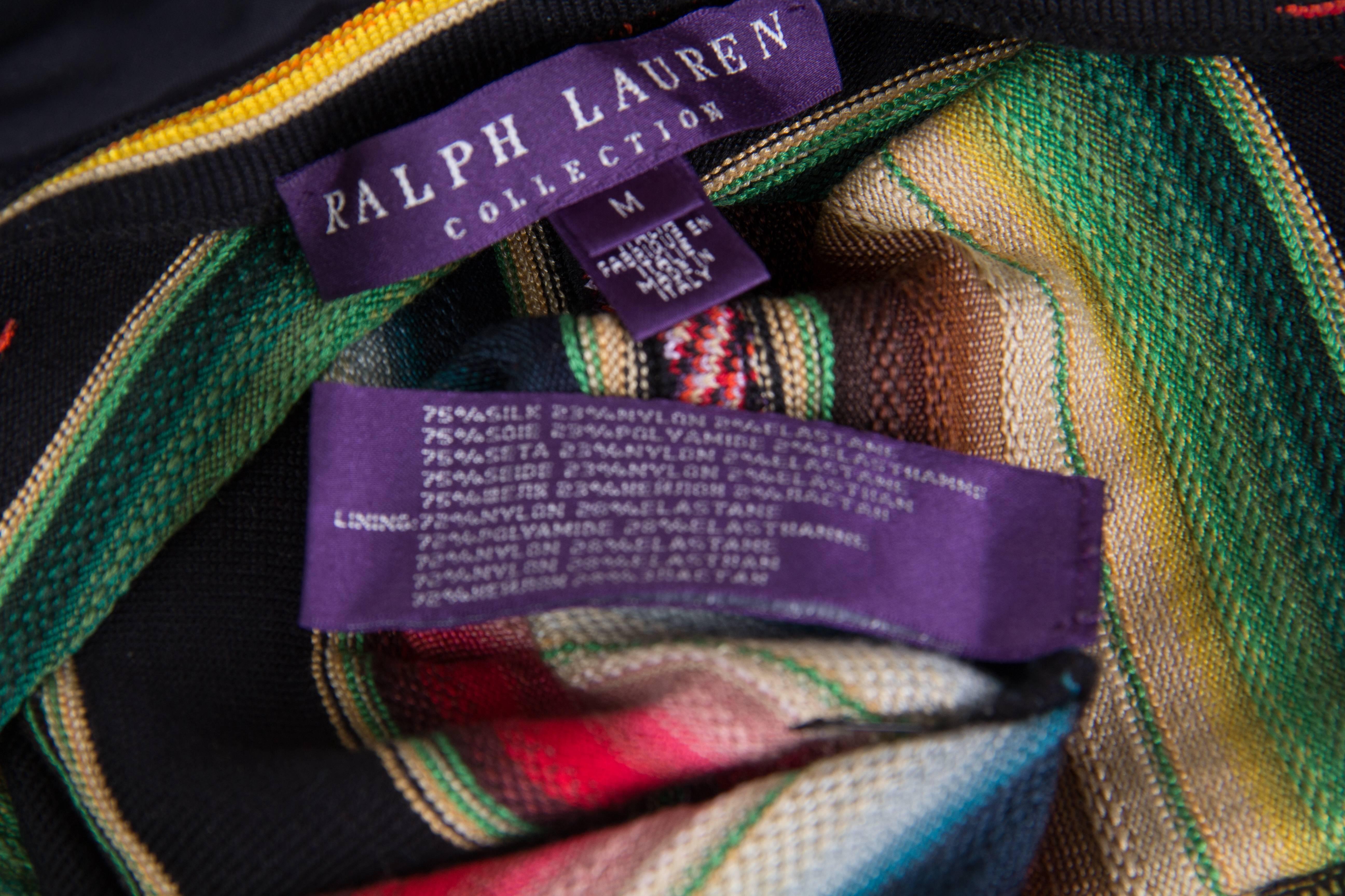Ralph Lauren Purple Label Silk knit Serape Blanket Top 1