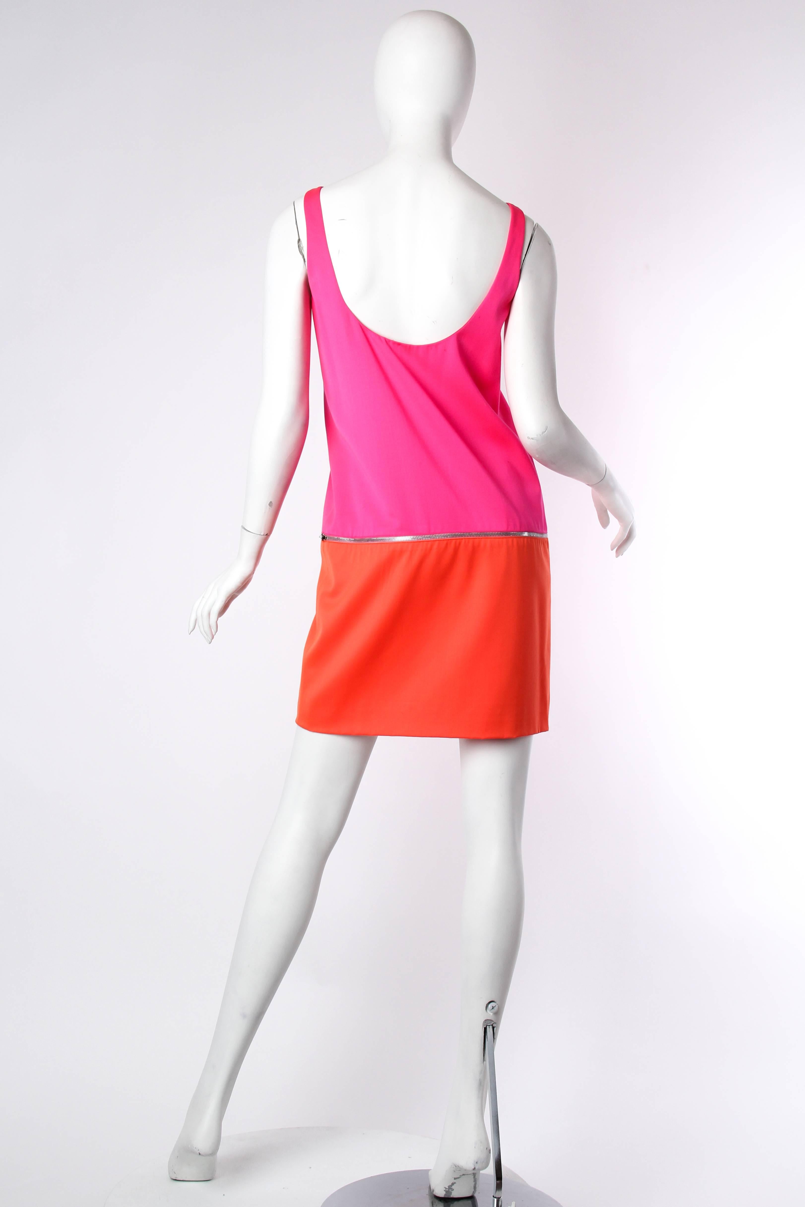 Stephen Sprouse 1980s Ss85 Mod Zipper Dress 2