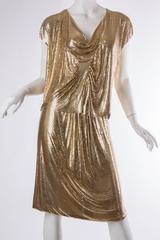 Ferrara Whiting and Davis Gold Metal Mesh Ensemble