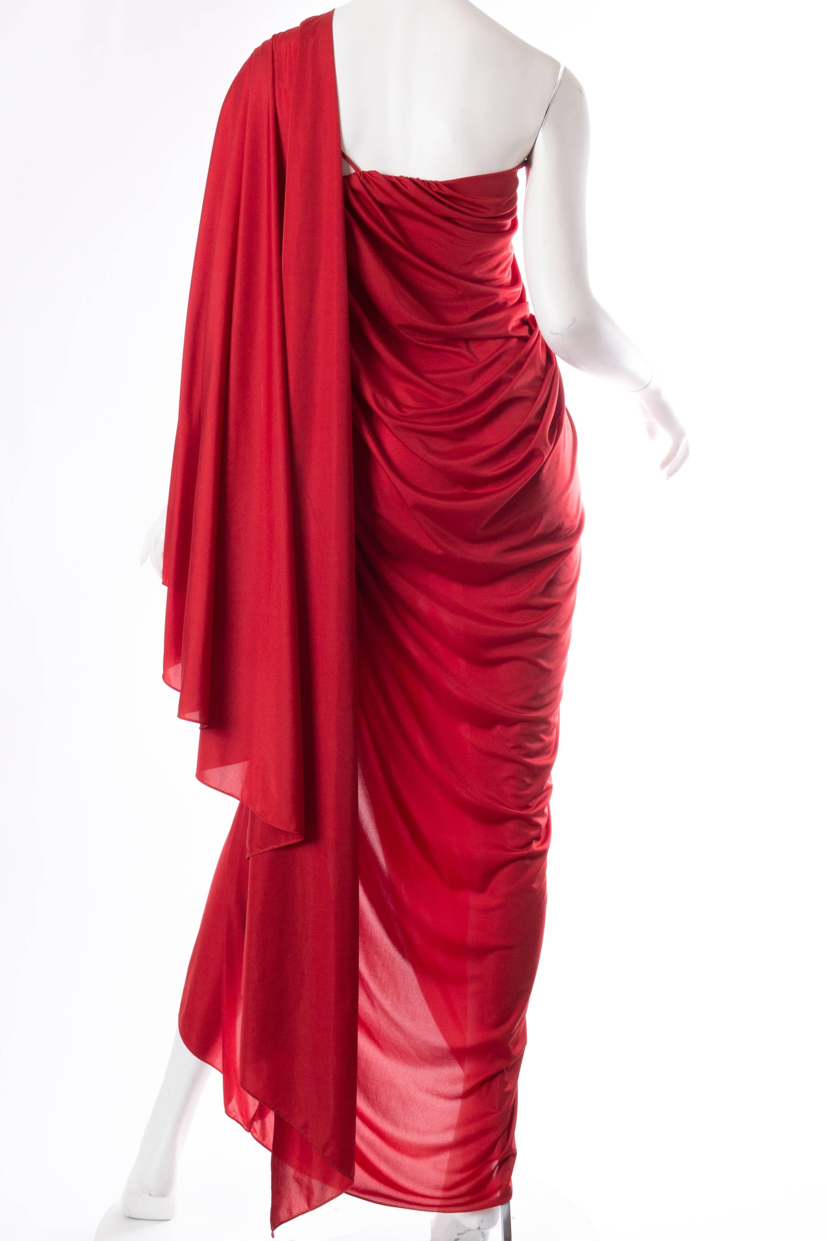 Luscious 1970s Jersey Godess Gown From Giorgio Beverly Hills 2
