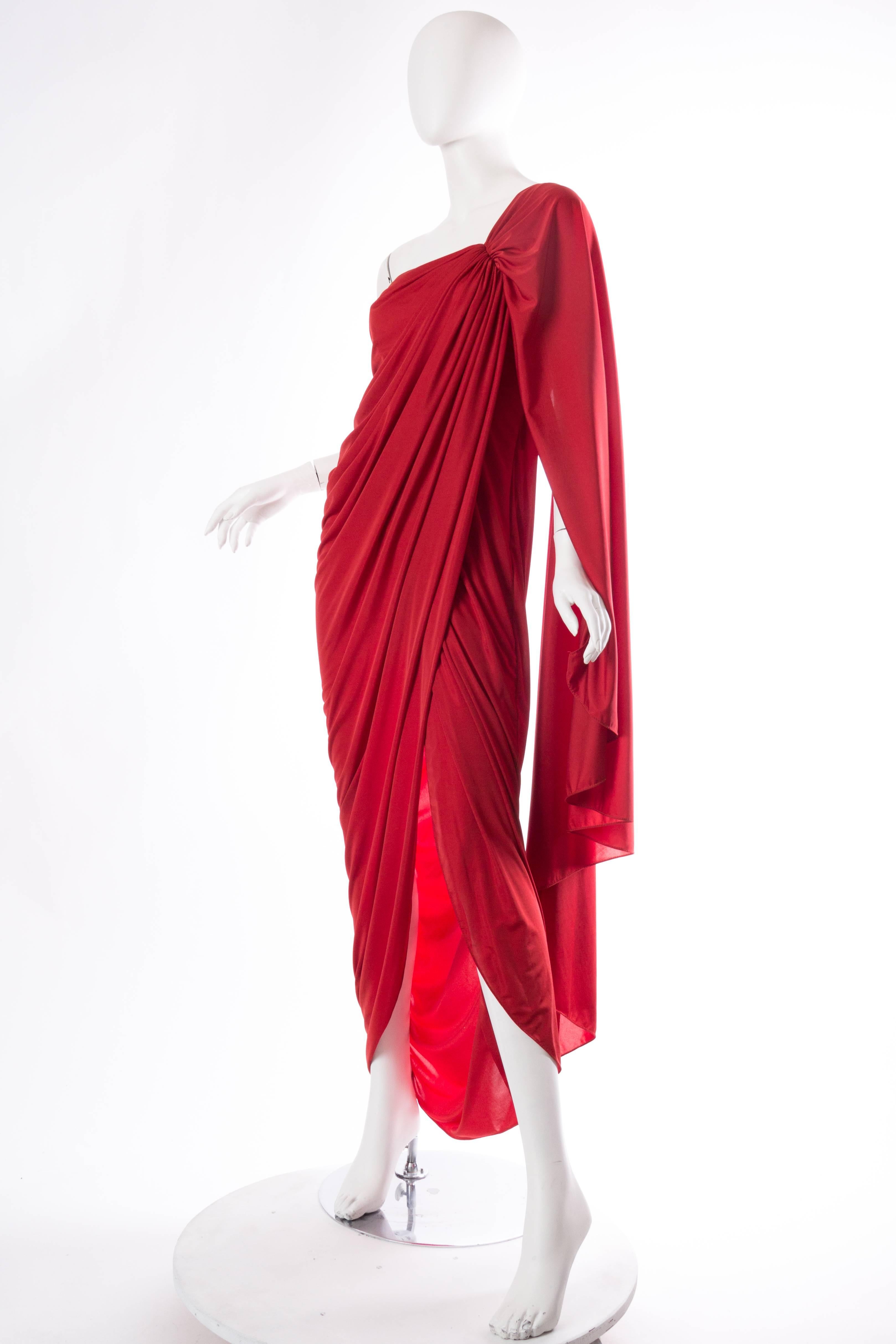 Women's Luscious 1970s Jersey Godess Gown From Giorgio Beverly Hills
