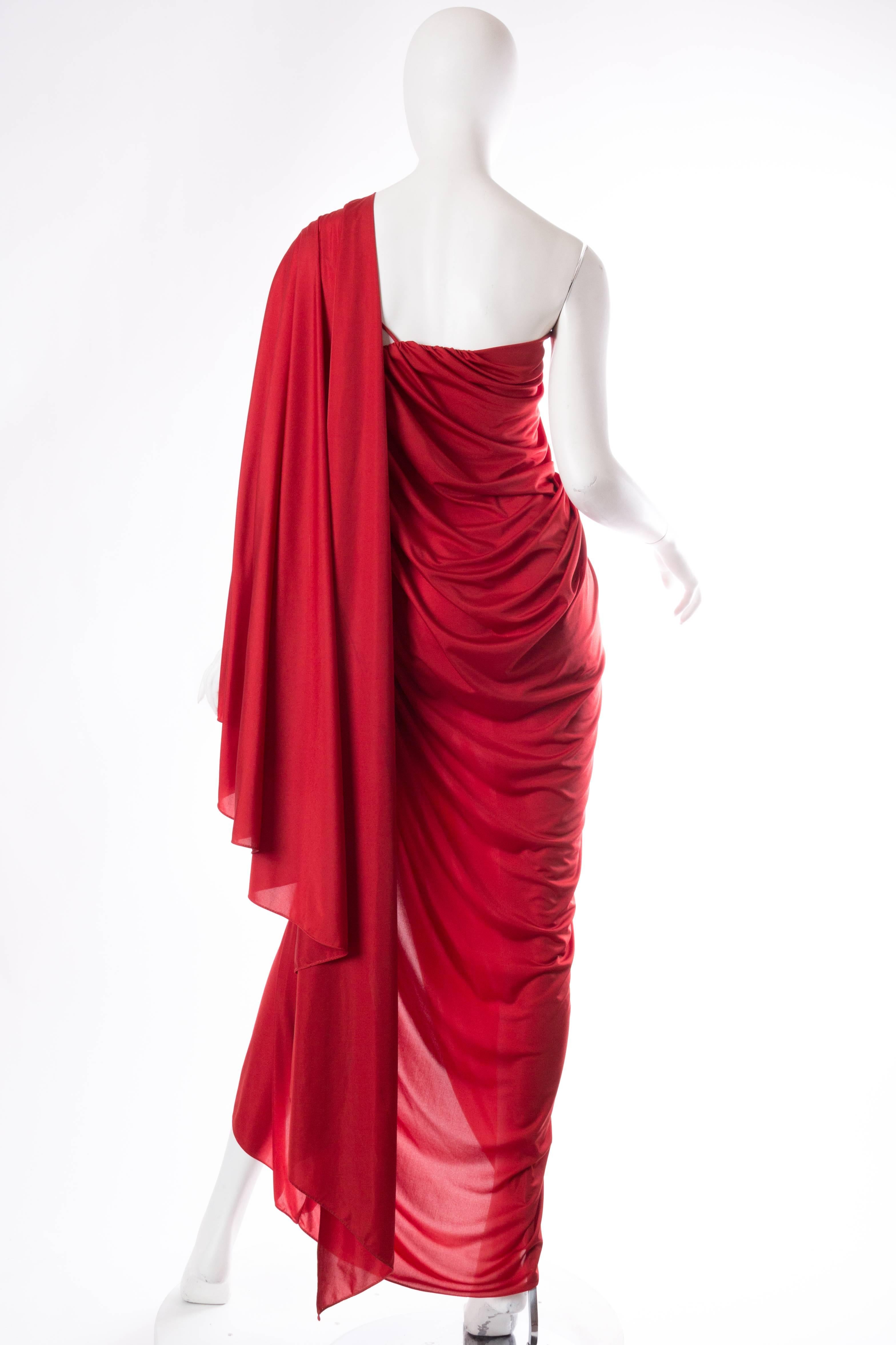 Luscious 1970s Jersey Godess Gown From Giorgio Beverly Hills 1