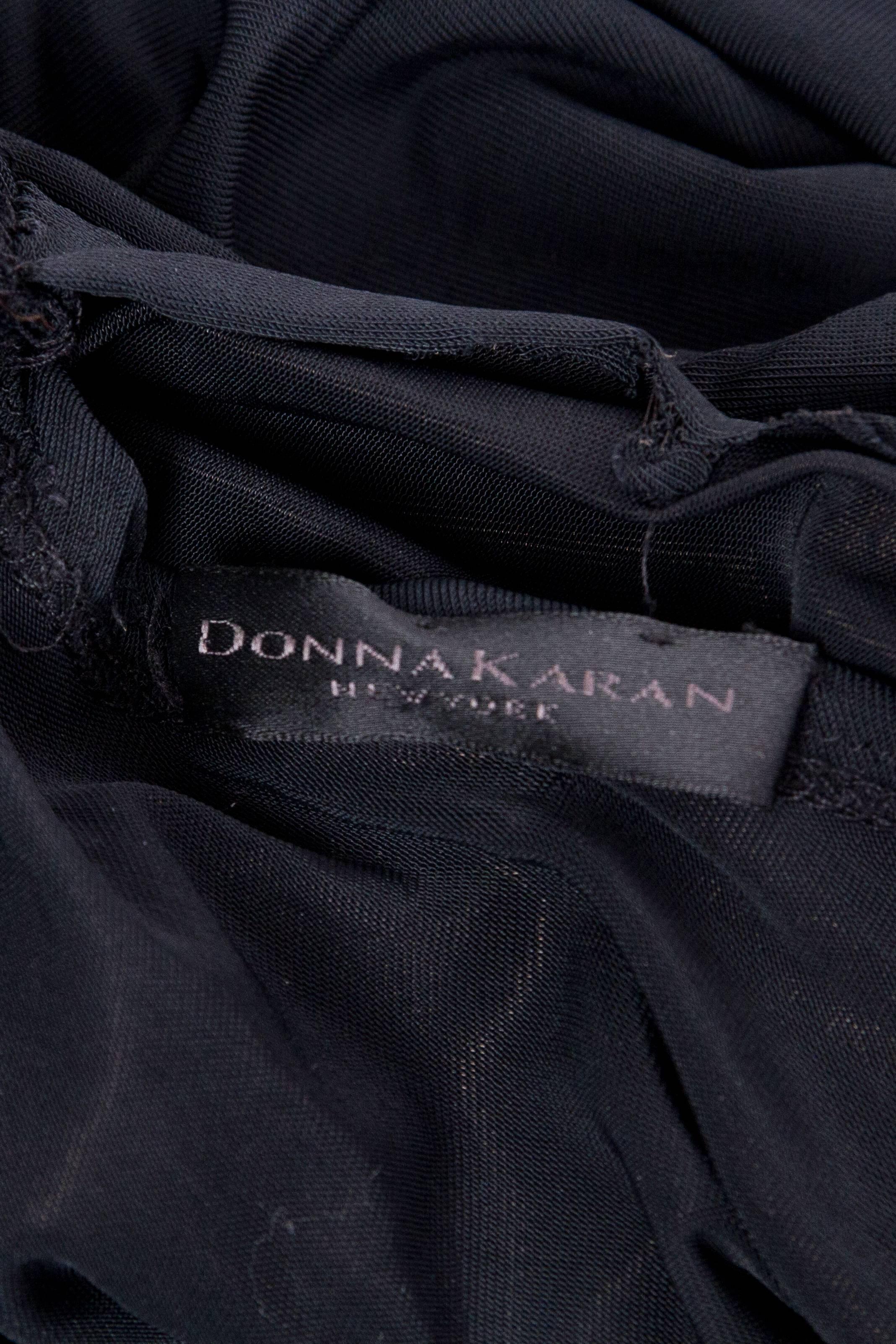 1990s Donna Karan Jersey Backless Gown 6