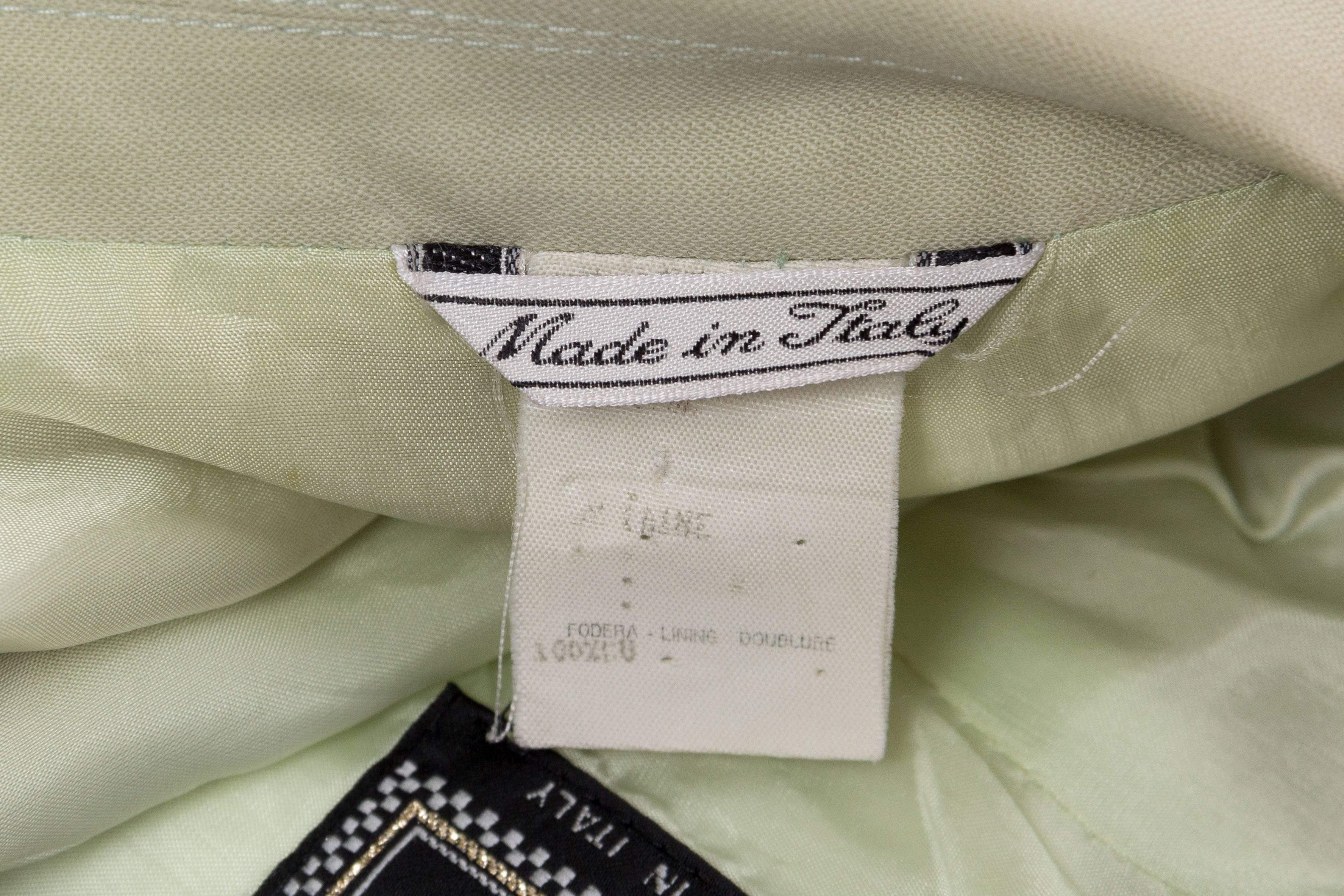 Gianni Versace Couture Pastel Medusa Button Jacket 4